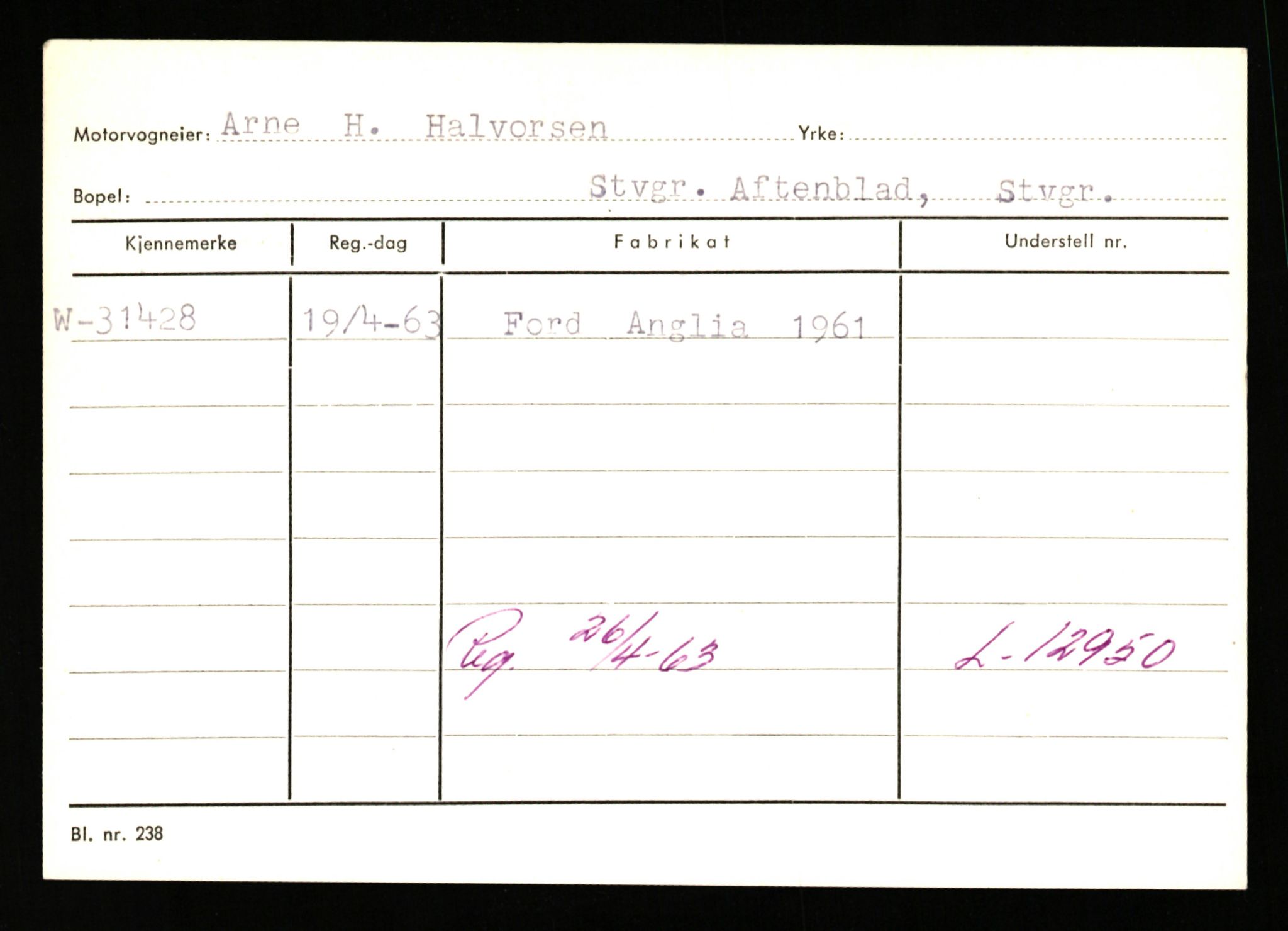 Stavanger trafikkstasjon, AV/SAST-A-101942/0/G/L0005: Registreringsnummer: 23000 - 34245, 1930-1971, p. 2578