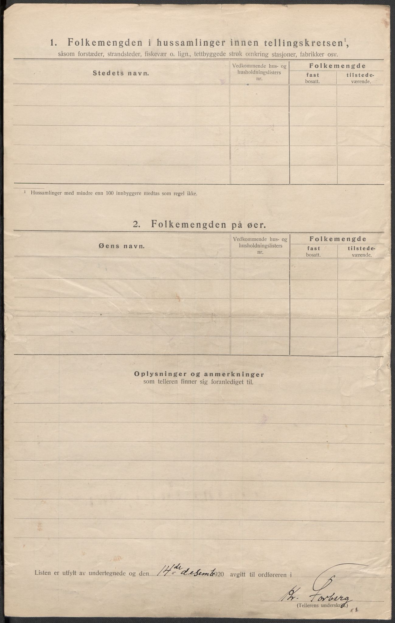 SAKO, 1920 census for Siljan, 1920, p. 10