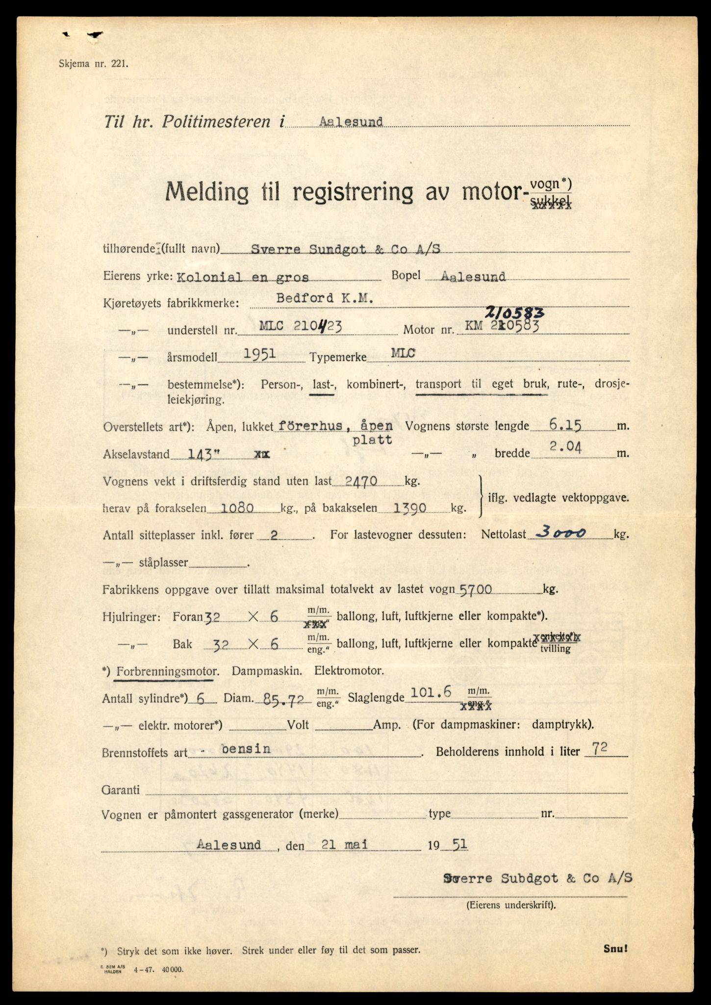 Møre og Romsdal vegkontor - Ålesund trafikkstasjon, AV/SAT-A-4099/F/Fe/L0032: Registreringskort for kjøretøy T 11997 - T 12149, 1927-1998, p. 2959