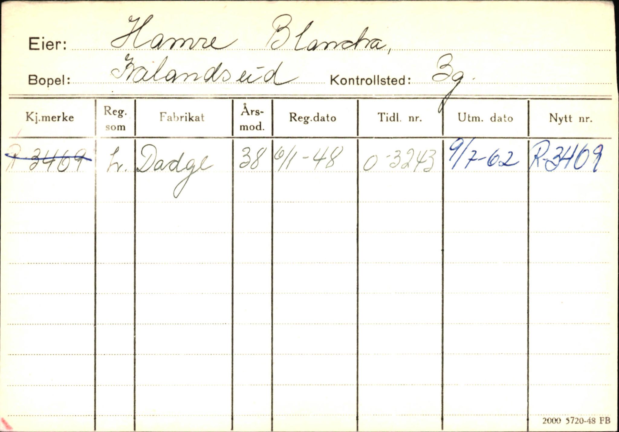 Statens vegvesen, Hordaland vegkontor, SAB/A-5201/2/Ha/L0018: R-eierkort H, 1920-1971, p. 593