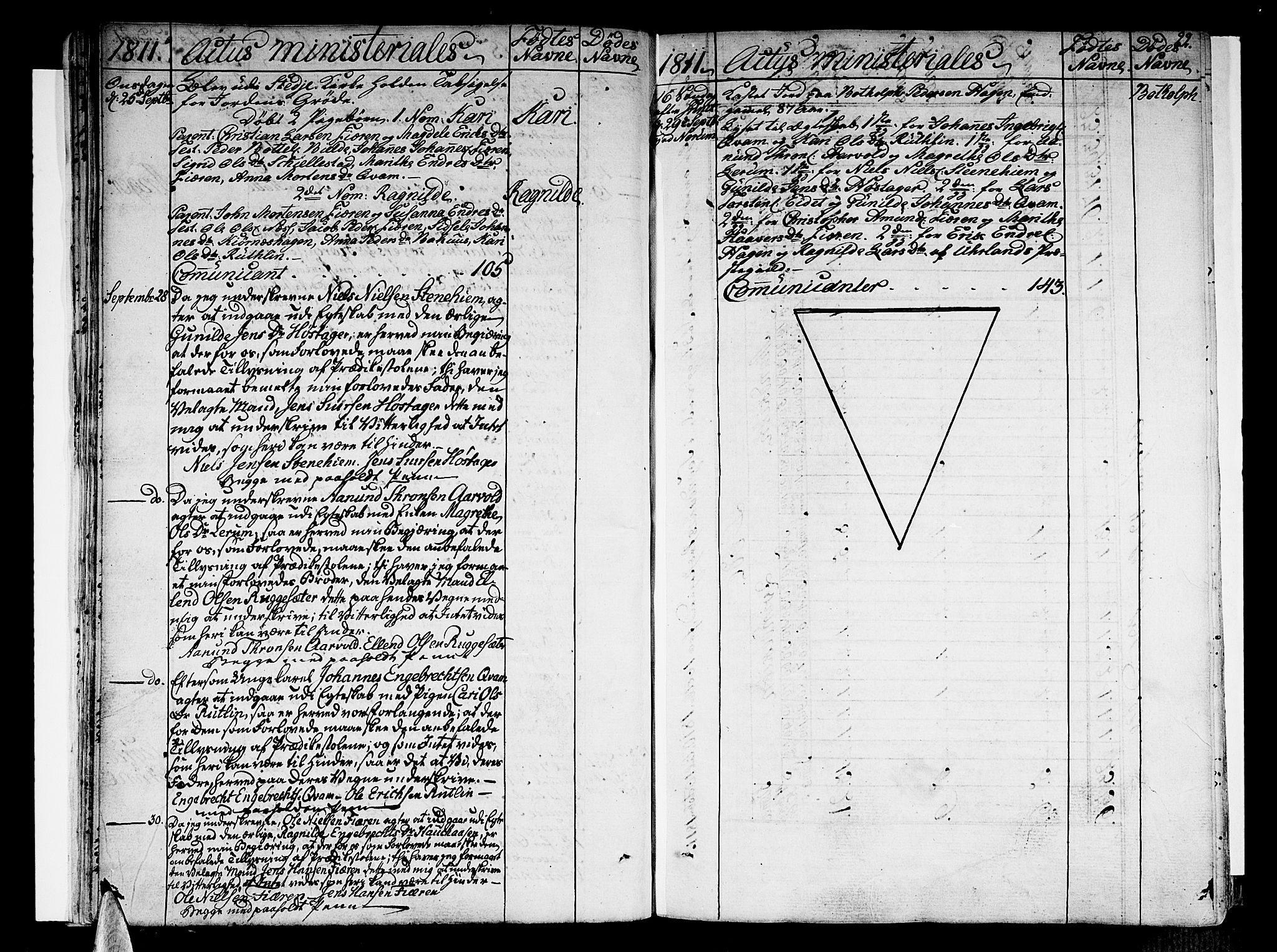 Sogndal sokneprestembete, SAB/A-81301/H/Haa/Haaa/L0009: Parish register (official) no. A 9, 1809-1821, p. 22