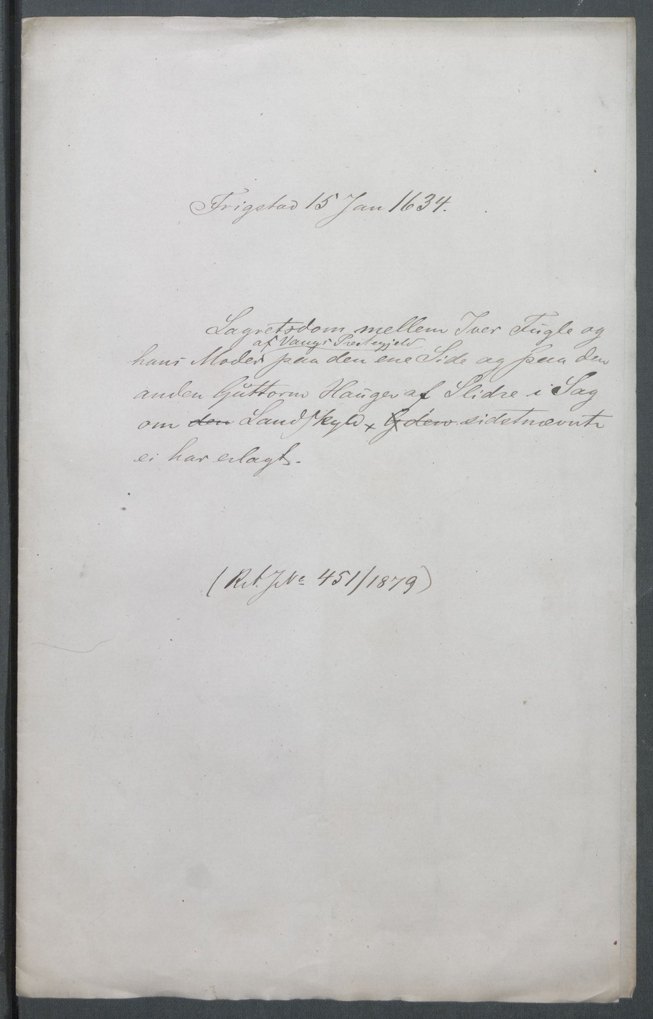 Riksarkivets diplomsamling, AV/RA-EA-5965/F02/L0145: Dokumenter, 1634, p. 8