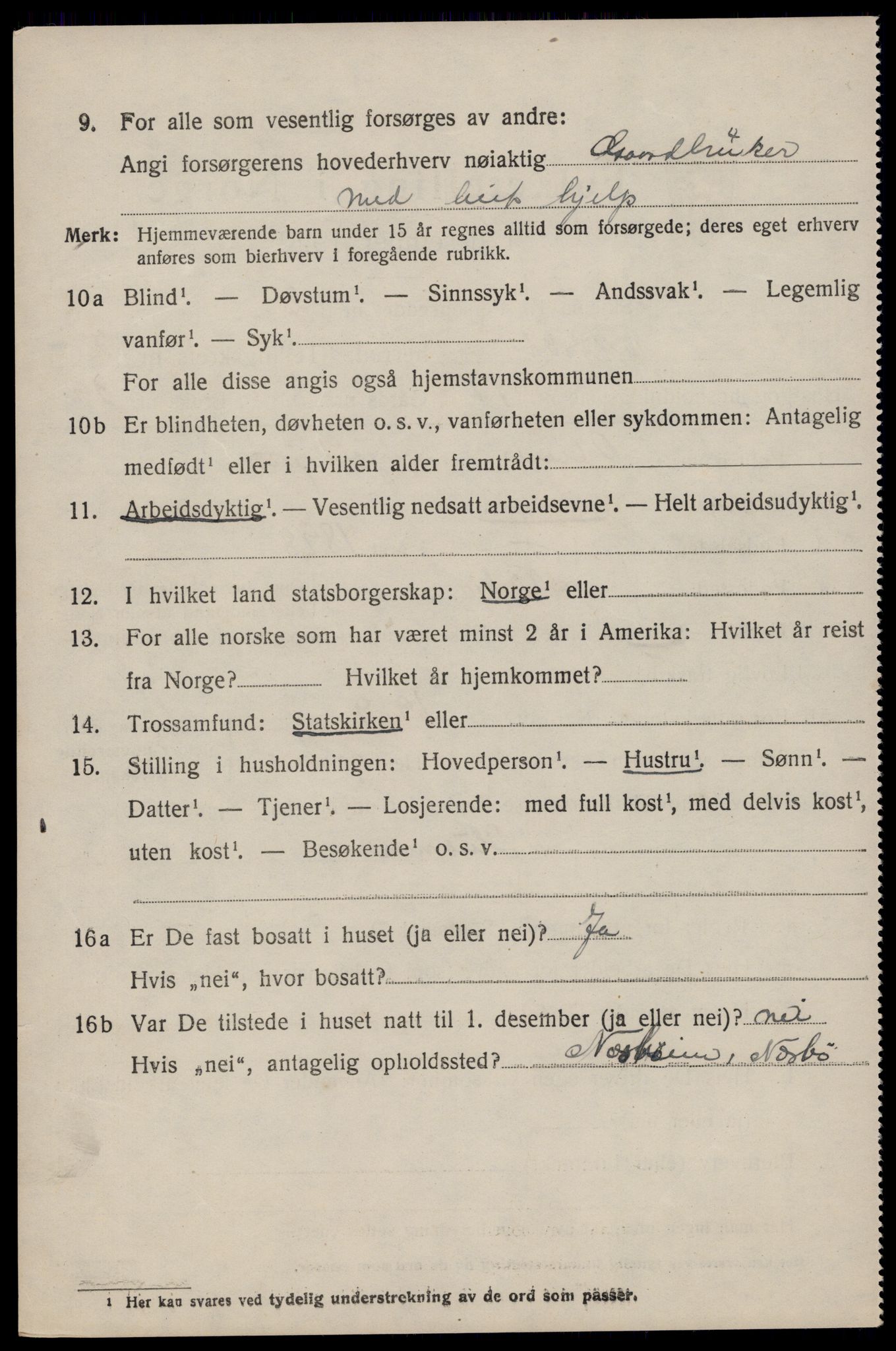 SAST, 1920 census for Nærbø, 1920, p. 1626