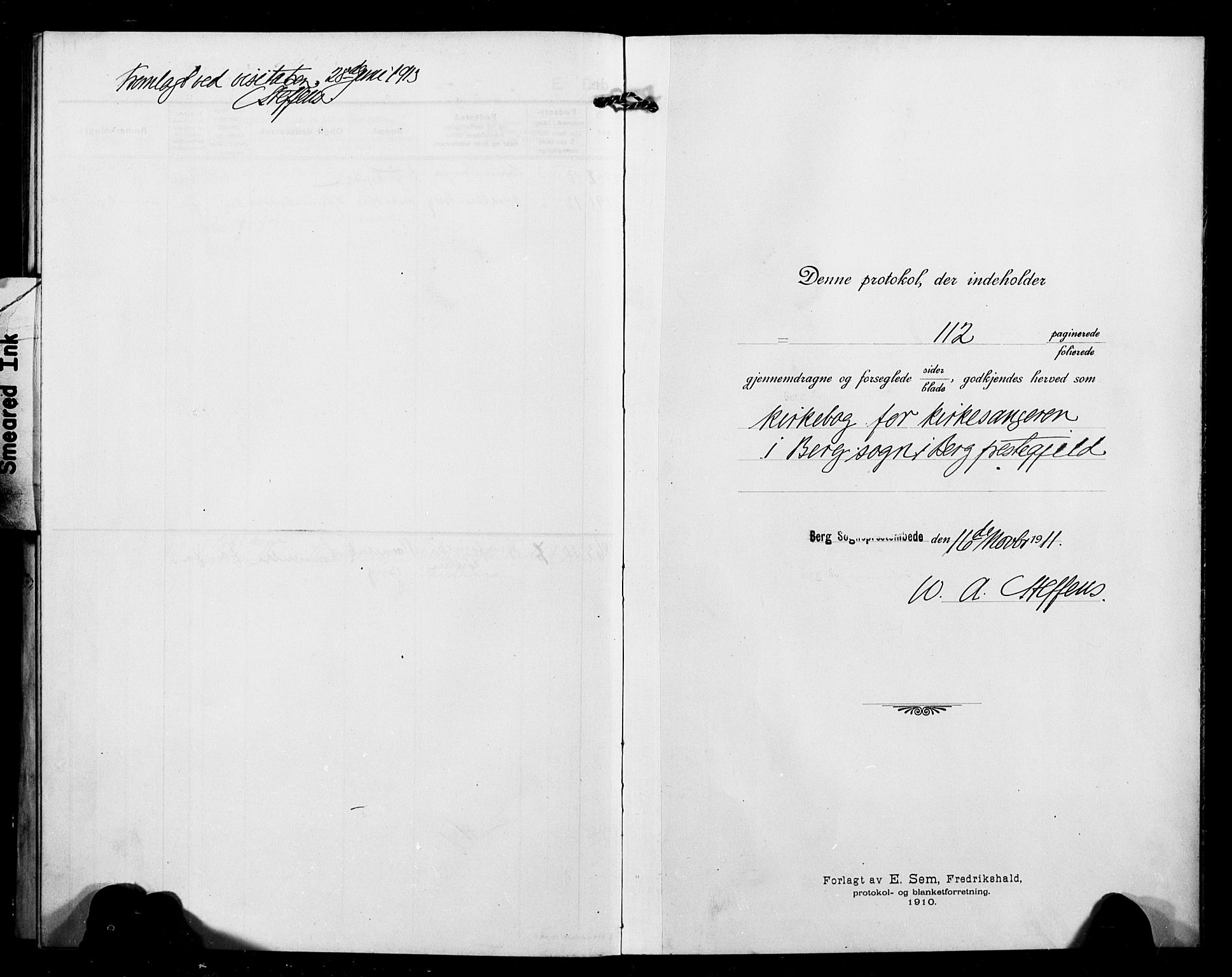 Berg sokneprestkontor, SATØ/S-1318/G/Ga/Gab/L0006klokker: Parish register (copy) no. 6, 1912-1921