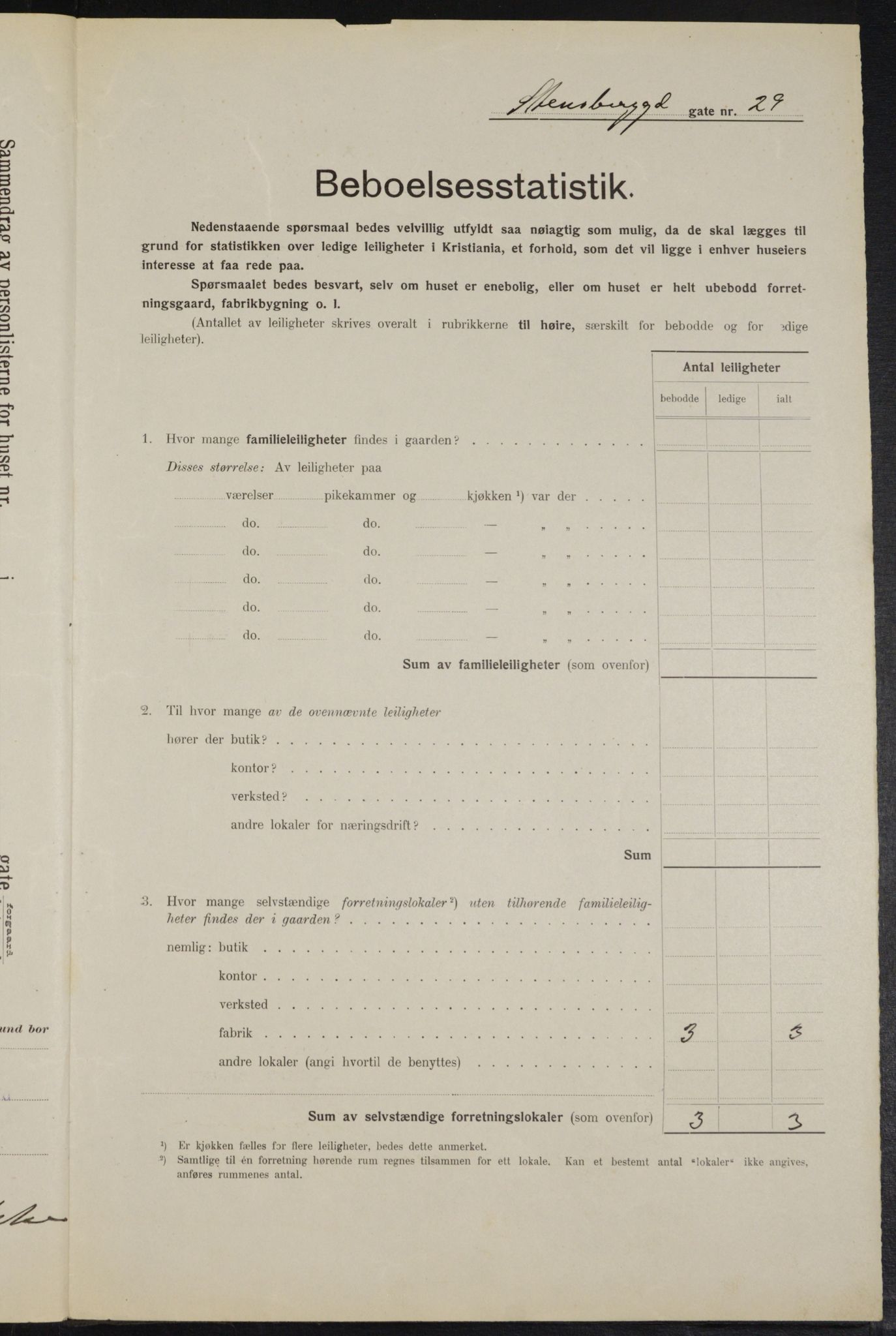 OBA, Municipal Census 1914 for Kristiania, 1914, p. 101752
