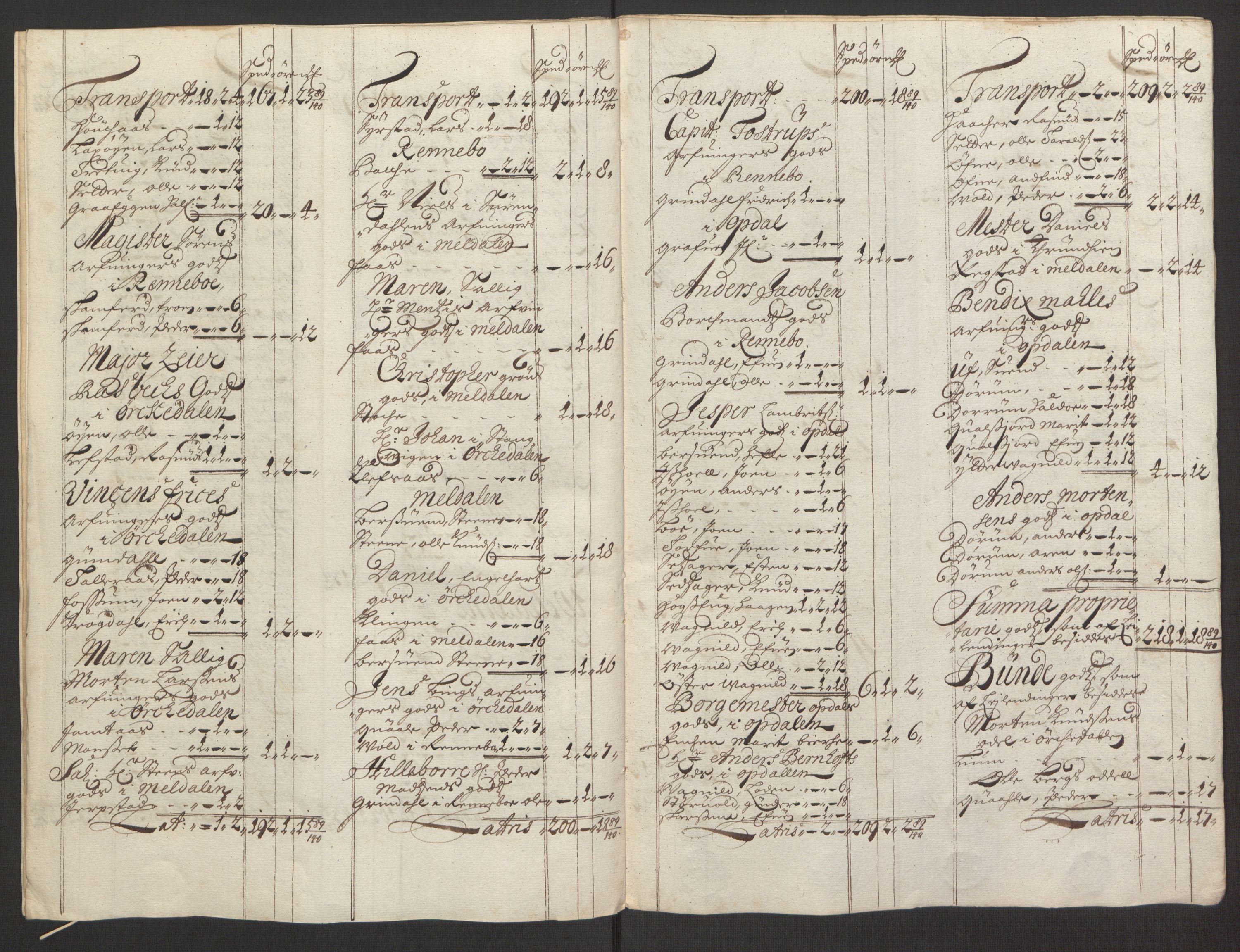 Rentekammeret inntil 1814, Reviderte regnskaper, Fogderegnskap, RA/EA-4092/R60/L3944: Fogderegnskap Orkdal og Gauldal, 1694, p. 66