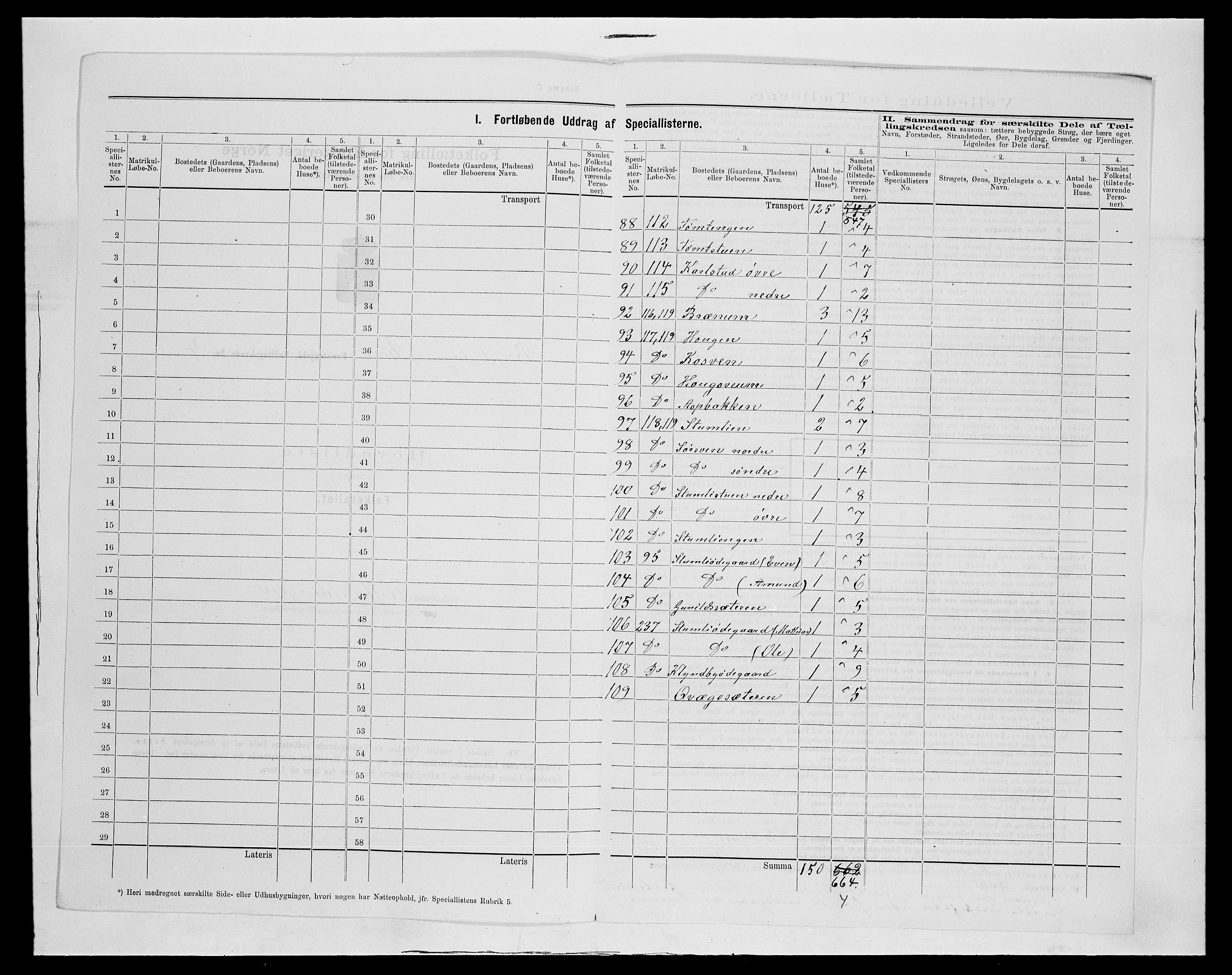 SAH, 1875 census for 0525P Biri, 1875, p. 93