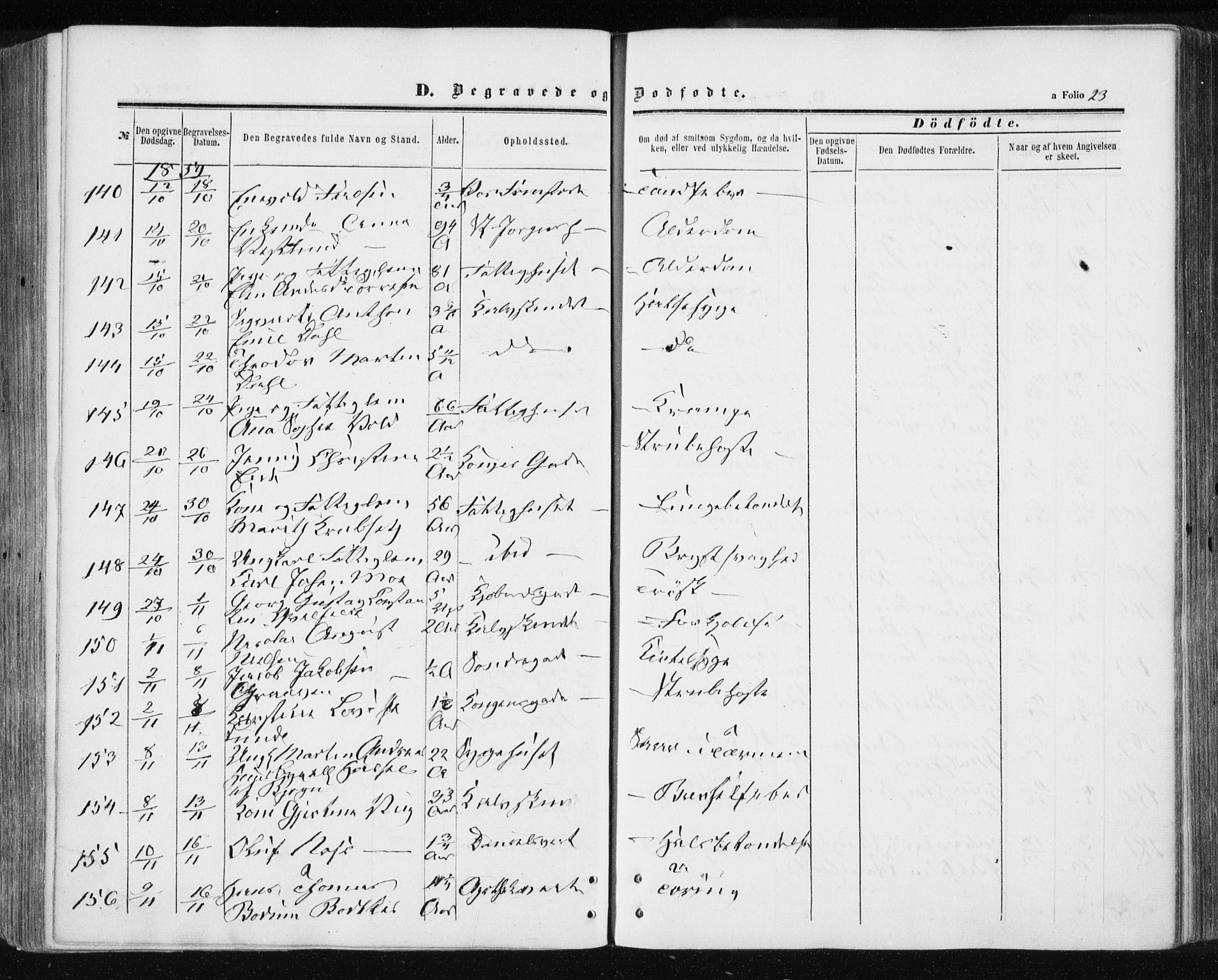 Ministerialprotokoller, klokkerbøker og fødselsregistre - Sør-Trøndelag, AV/SAT-A-1456/601/L0053: Parish register (official) no. 601A21, 1857-1865, p. 23