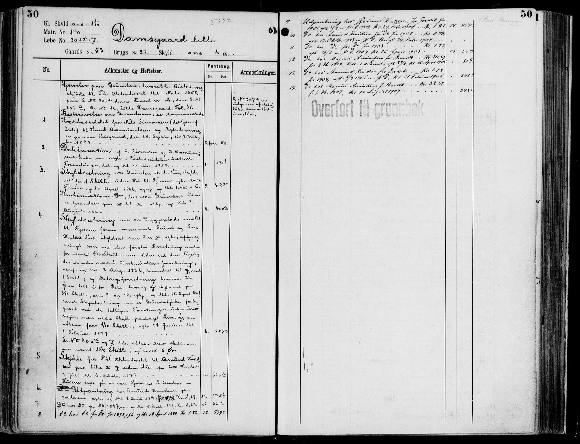 Midhordland sorenskriveri, AV/SAB-A-3001/1/G/Ga/Gab/L0113: Mortgage register no. II.A.b.113, p. 50