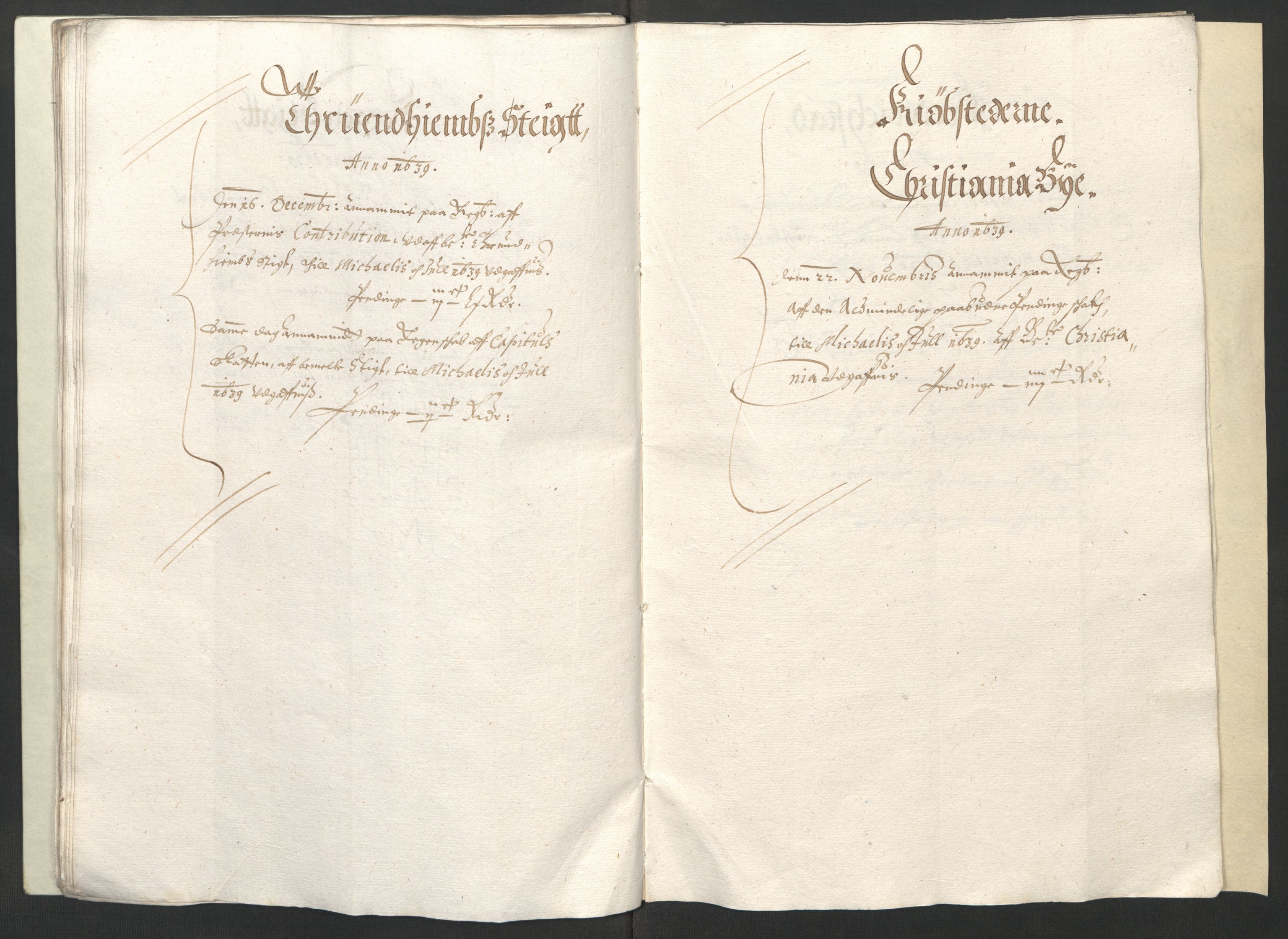 Rentekammeret inntil 1814, Reviderte regnskaper, Lensregnskaper, AV/RA-EA-5023/R/Rb/Rba/L0147: Akershus len, 1639-1640