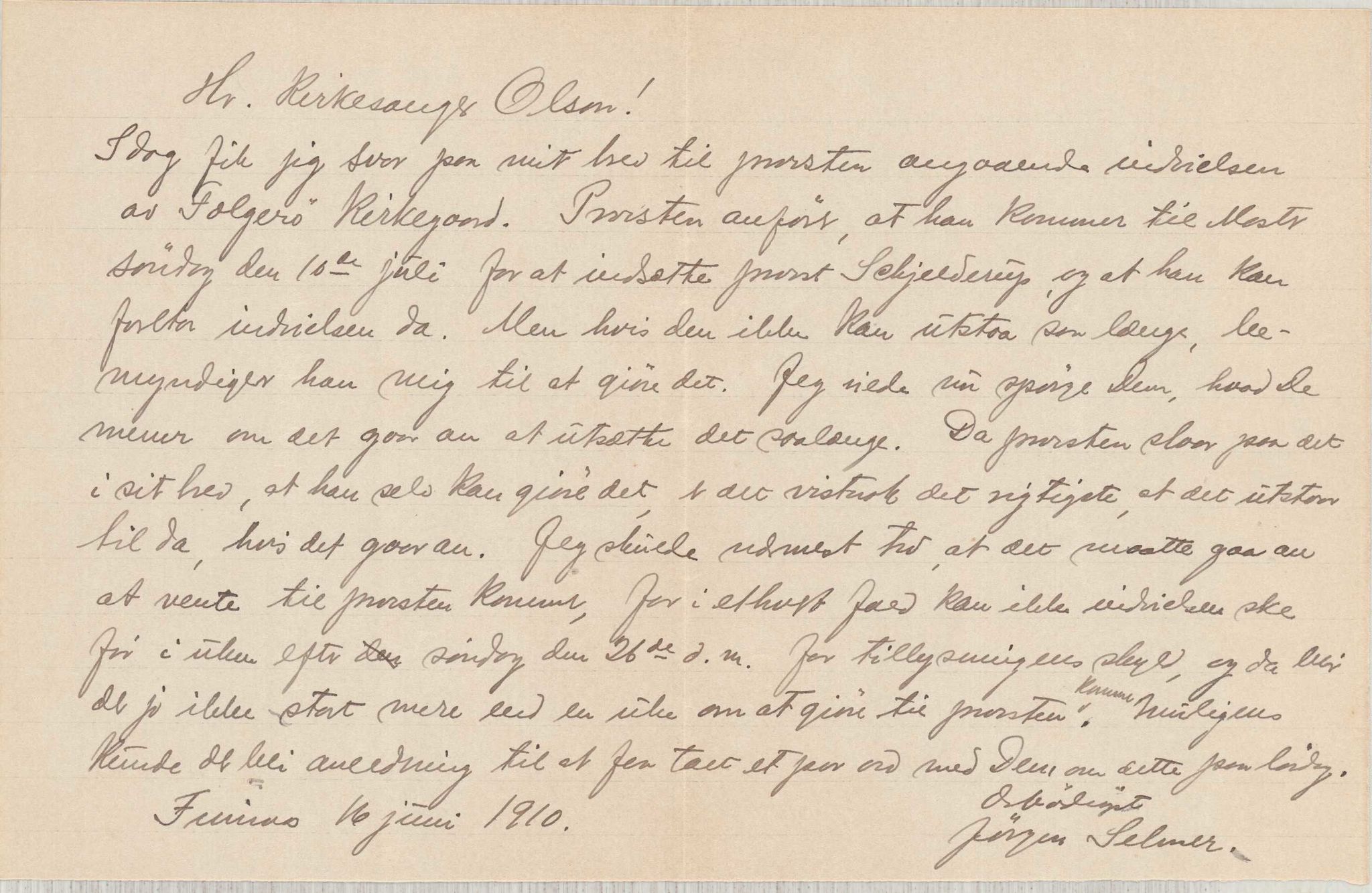 Finnaas kommune. Formannskapet, IKAH/1218a-021/D/Da/L0001/0011: Korrespondanse / saker / Kronologisk ordna korrespondanse , 1908-1912, p. 11