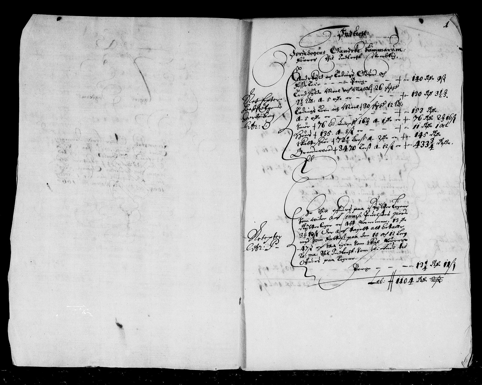 Rentekammeret inntil 1814, Reviderte regnskaper, Stiftamtstueregnskaper, Landkommissariatet på Akershus og Akershus stiftamt, AV/RA-EA-5869/R/Ra/L0021: Landkommissariatet på Akershus, 1664