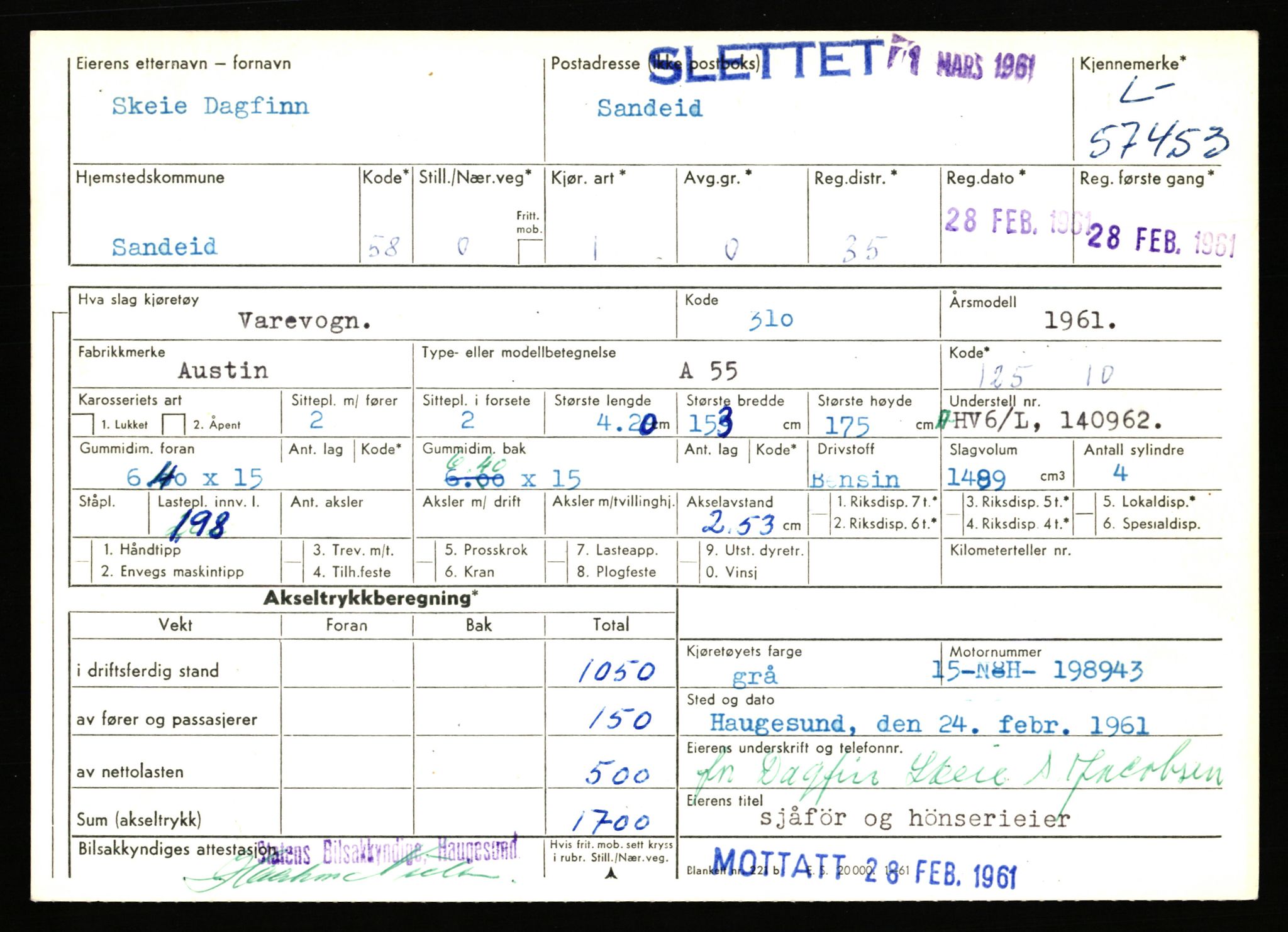 Stavanger trafikkstasjon, AV/SAST-A-101942/0/F/L0057: L-57200 - L-57999, 1930-1971, p. 833