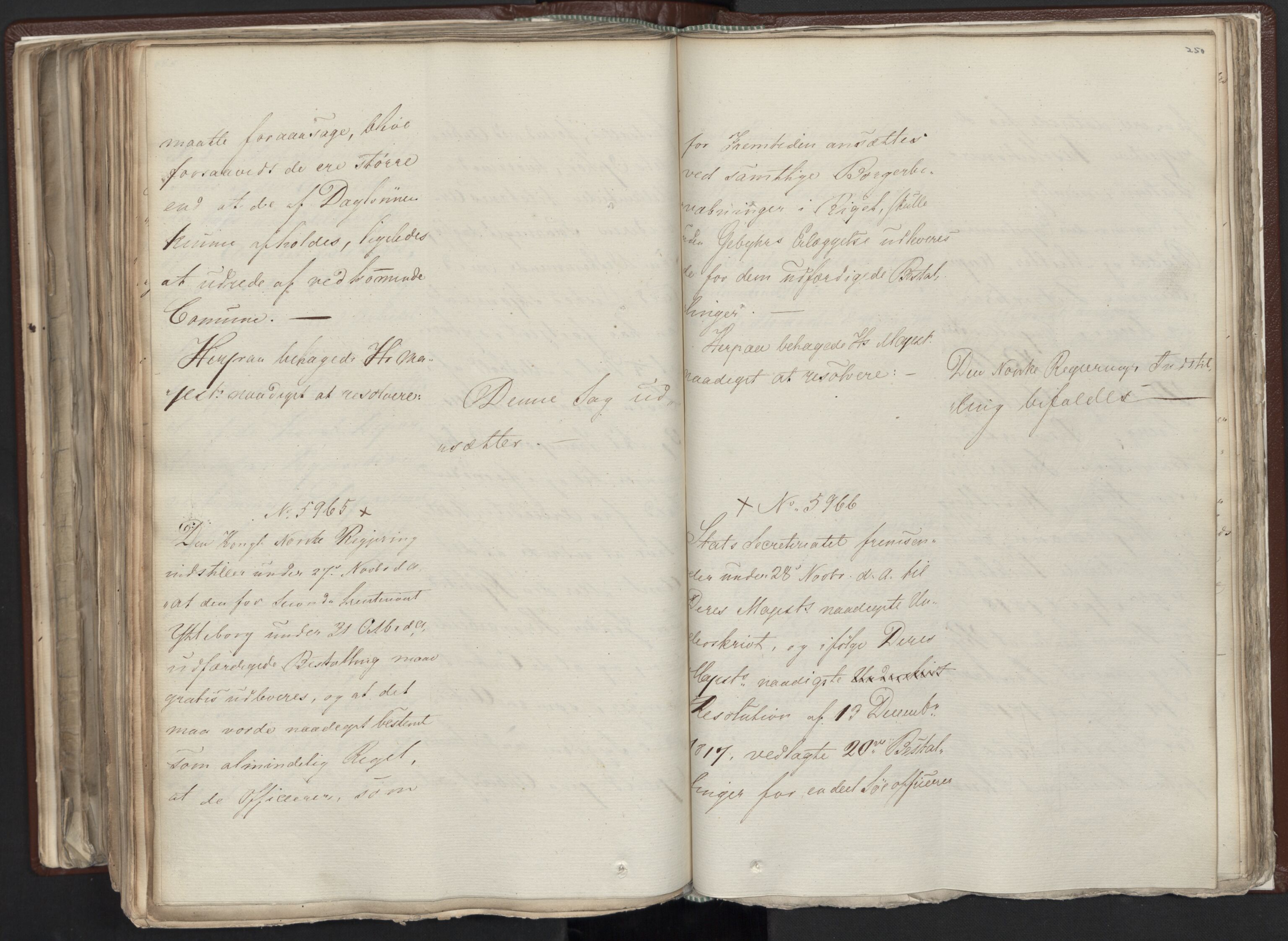 Statsrådssekretariatet, AV/RA-S-1001/A/Ab/L0012: Kgl. res. nr. 5679-6008 II, 1821, p. 249b-250a