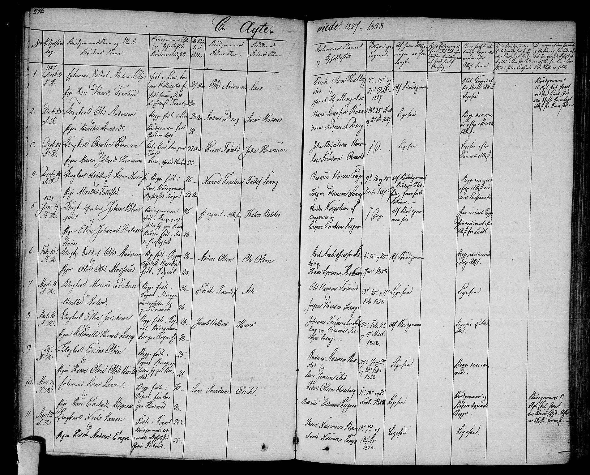 Lier kirkebøker, SAKO/A-230/F/Fa/L0010: Parish register (official) no. I 10, 1827-1843, p. 276