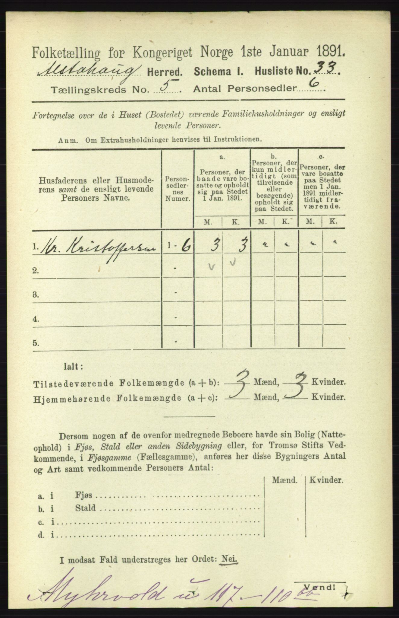 RA, 1891 census for 1820 Alstahaug, 1891, p. 1769