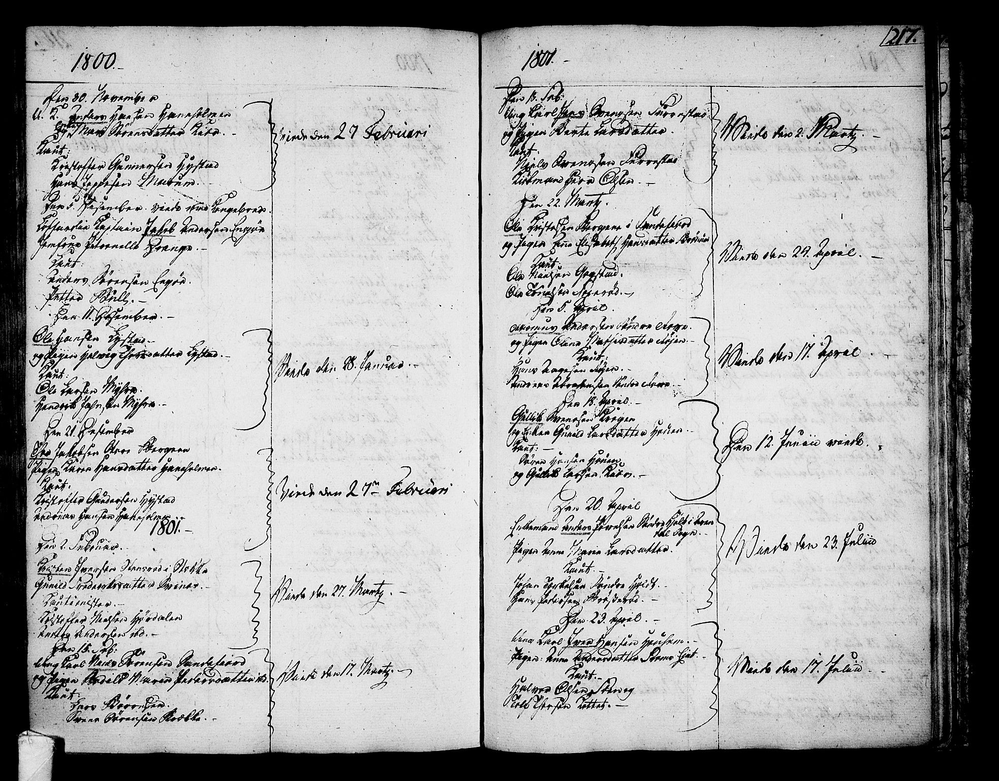 Sandar kirkebøker, SAKO/A-243/F/Fa/L0003: Parish register (official) no. 3, 1789-1814, p. 217