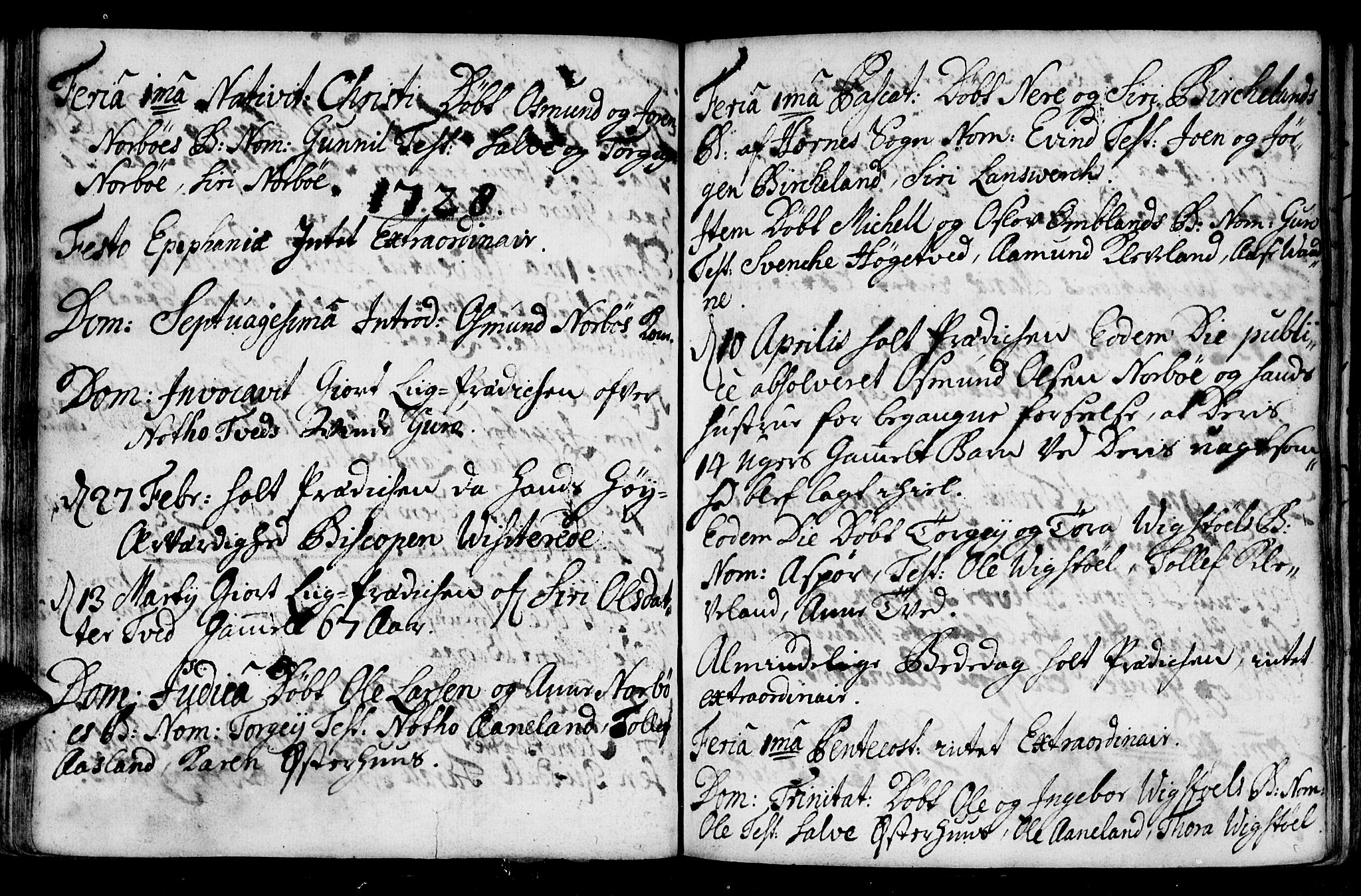 Evje sokneprestkontor, AV/SAK-1111-0008/F/Fa/Faa/L0001: Parish register (official) no. A 1, 1705-1760, p. 52