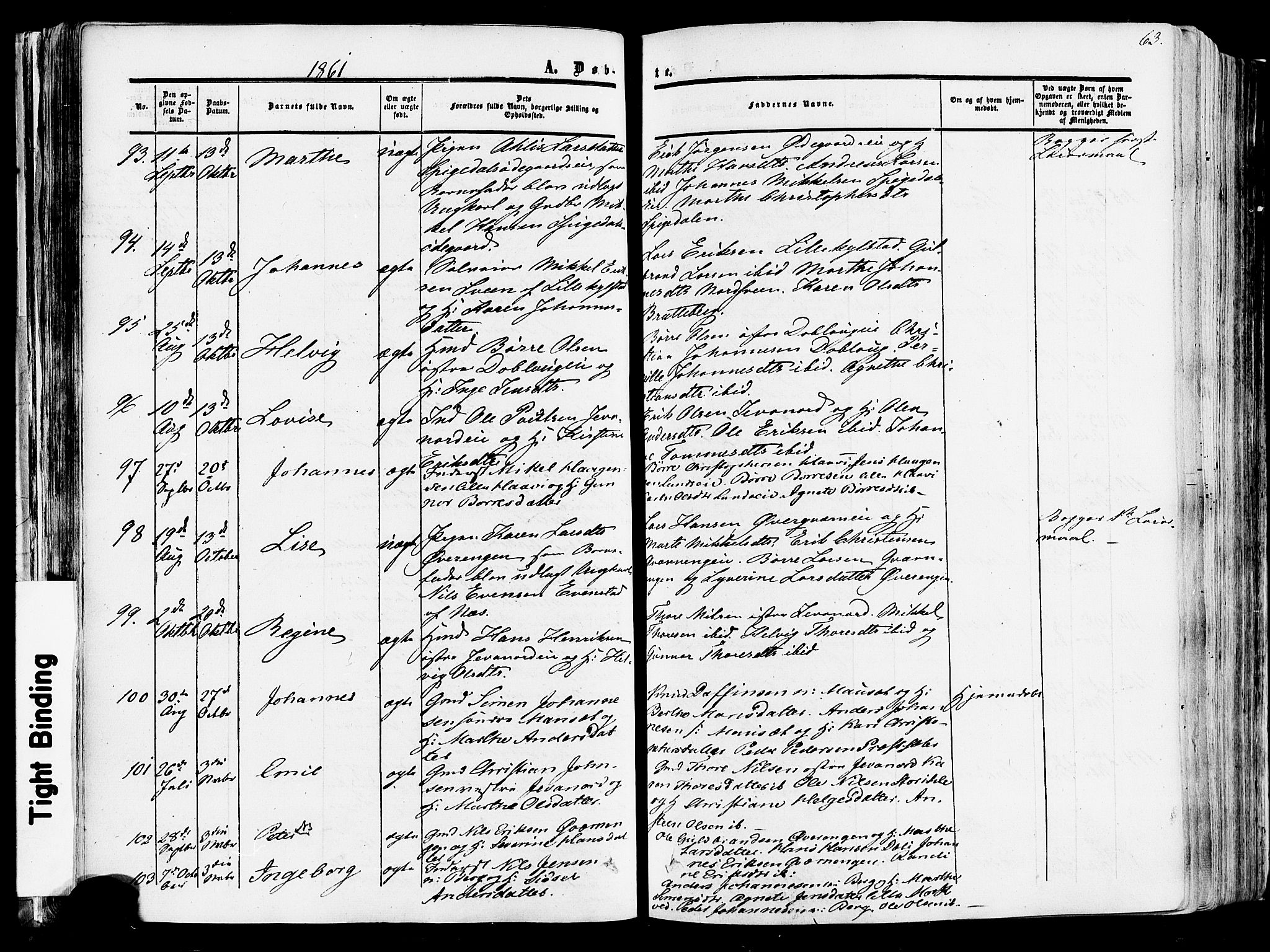 Vang prestekontor, Hedmark, AV/SAH-PREST-008/H/Ha/Haa/L0013: Parish register (official) no. 13, 1855-1879, p. 63