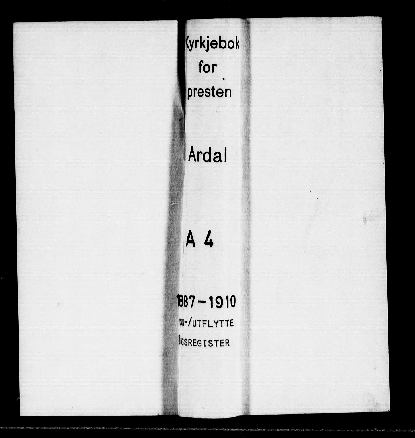 Årdal sokneprestembete, AV/SAB-A-81701: Parish register (official) no. A 4, 1887-1910