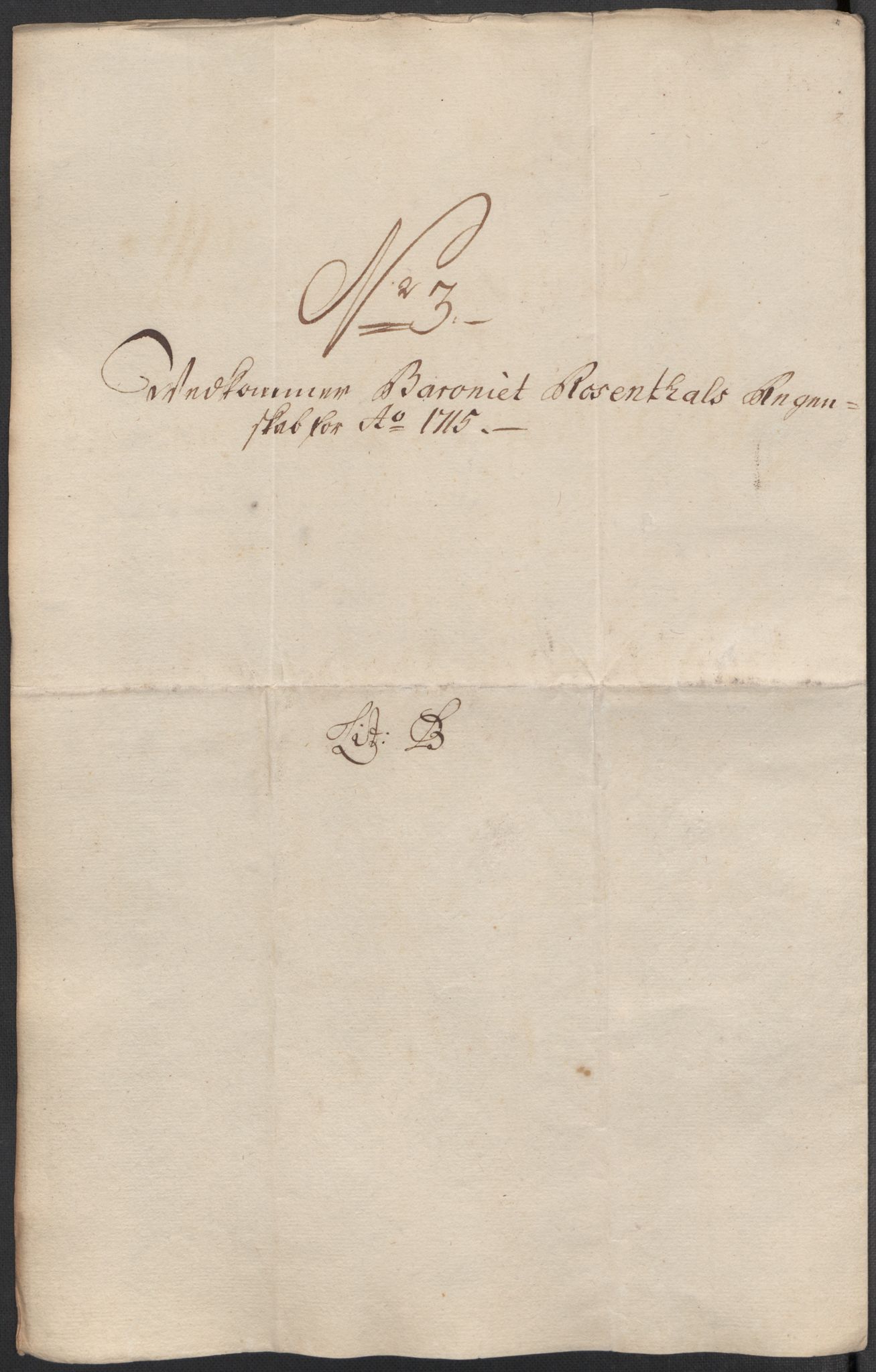 Rentekammeret inntil 1814, Reviderte regnskaper, Fogderegnskap, AV/RA-EA-4092/R49/L3139: Fogderegnskap Rosendal Baroni, 1715-1717, p. 54