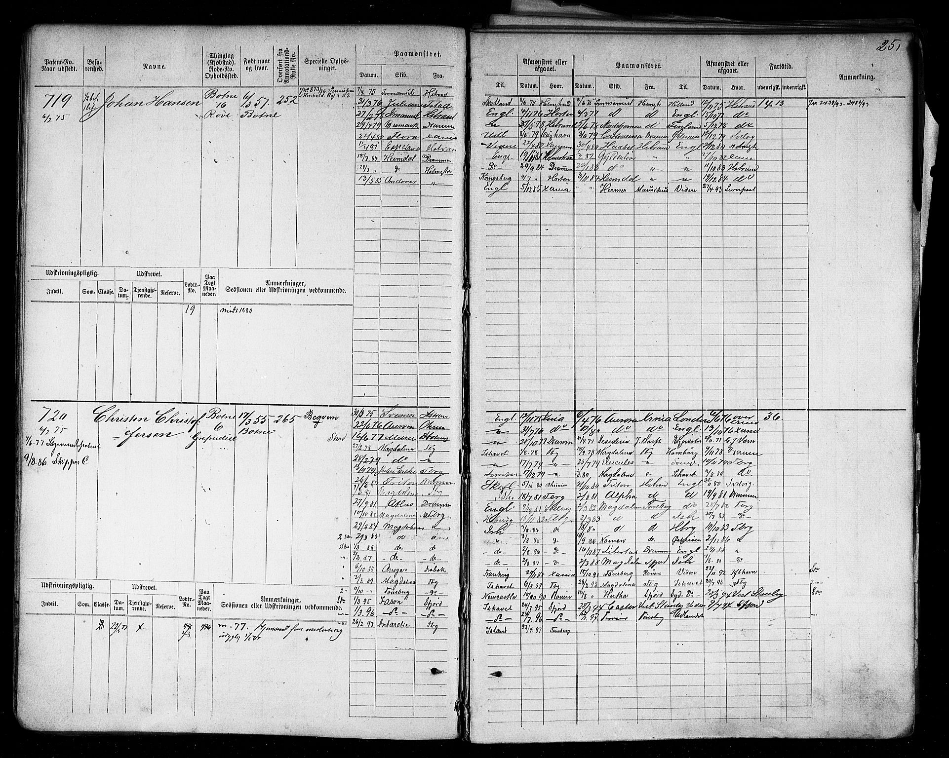 Holmestrand innrulleringskontor, AV/SAKO-A-1151/F/Fc/L0004: Hovedrulle, 1872-1913, p. 28