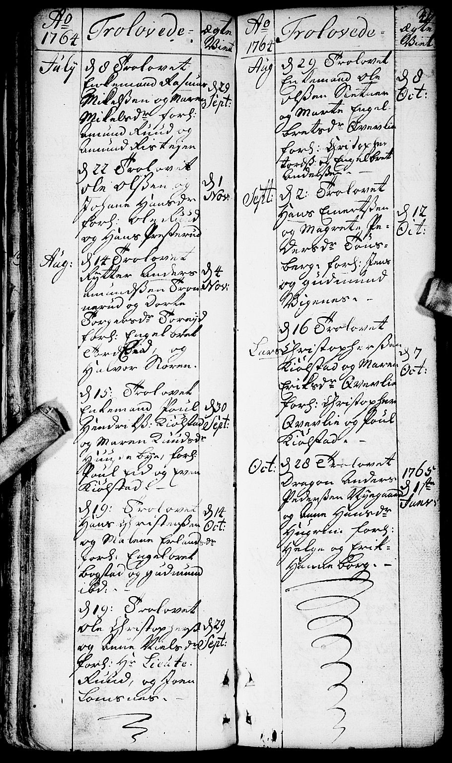 Aurskog prestekontor Kirkebøker, SAO/A-10304a/F/Fa/L0002: Parish register (official) no. I 2, 1735-1766, p. 41