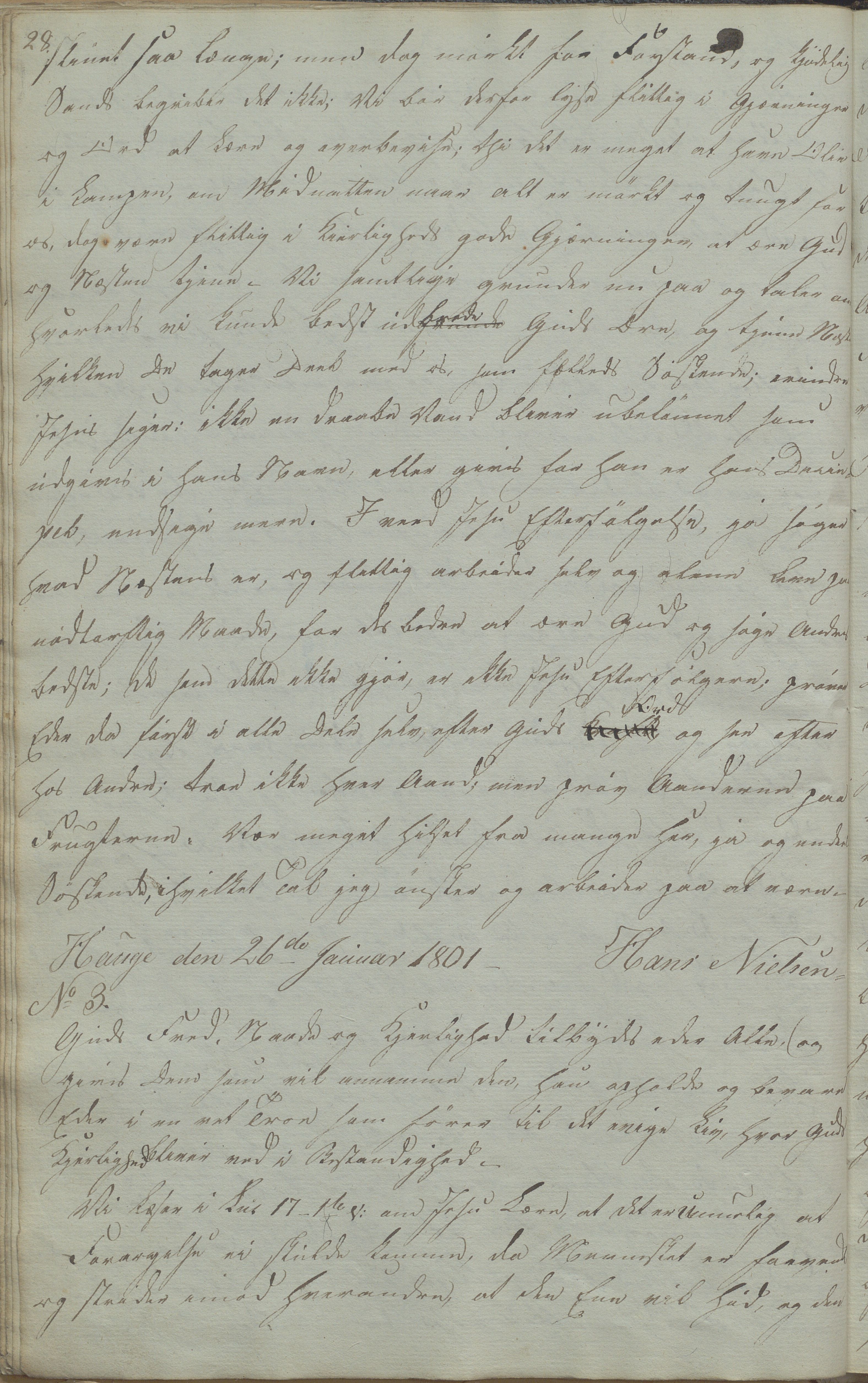 Heggtveitsamlingen, TMF/A-1007/H/L0052/0001: Innbundne brev Ms. S, med innlagt registratur / Innbundne brev Ms S. , 1801-1823, p. 28
