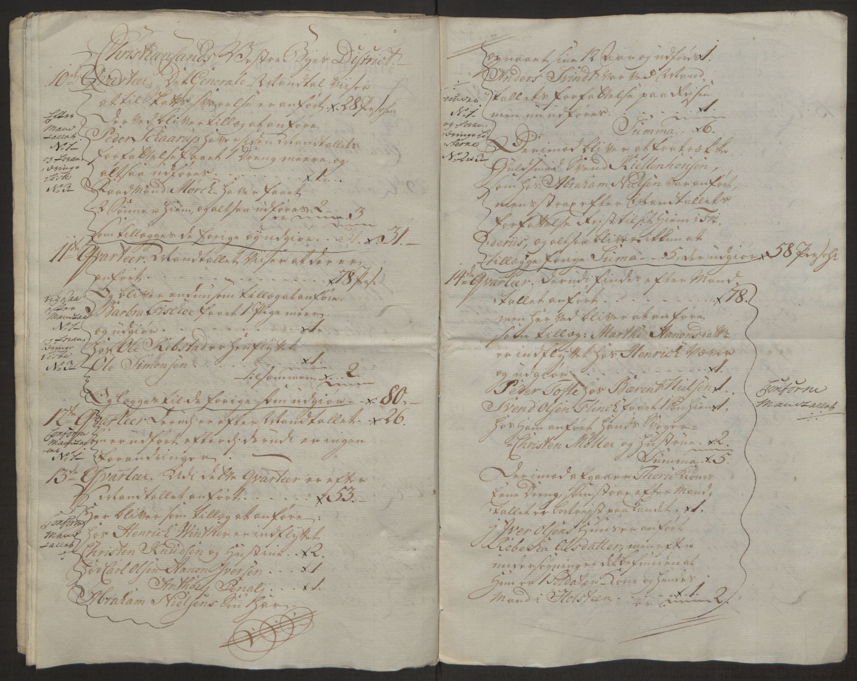 Rentekammeret inntil 1814, Reviderte regnskaper, Byregnskaper, AV/RA-EA-4066/R/Rm/L0265/0001: [M6] Kontribusjonsregnskap / Ekstraskatt, 1762-1764, p. 20