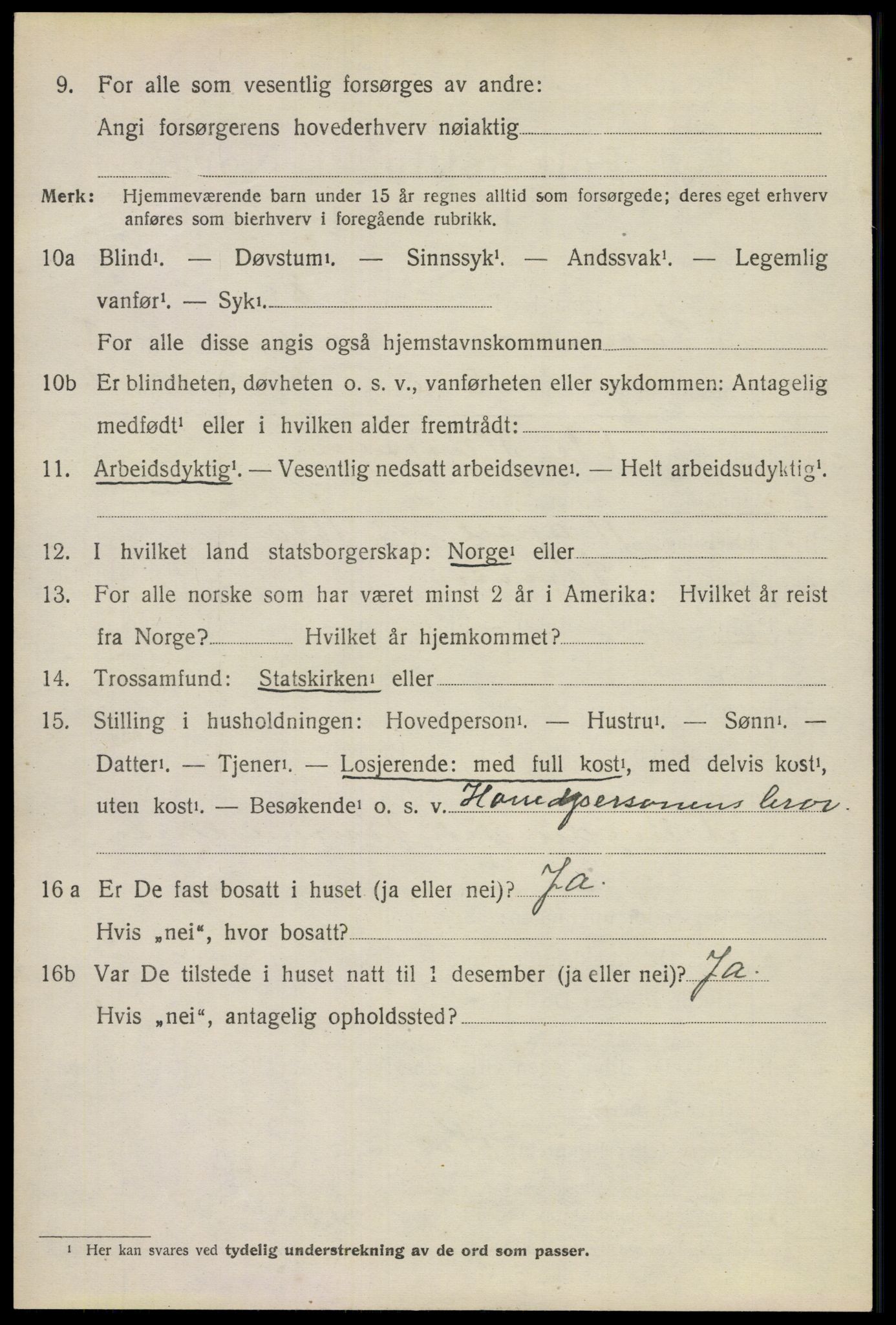 SAO, 1920 census for Sørum, 1920, p. 3404