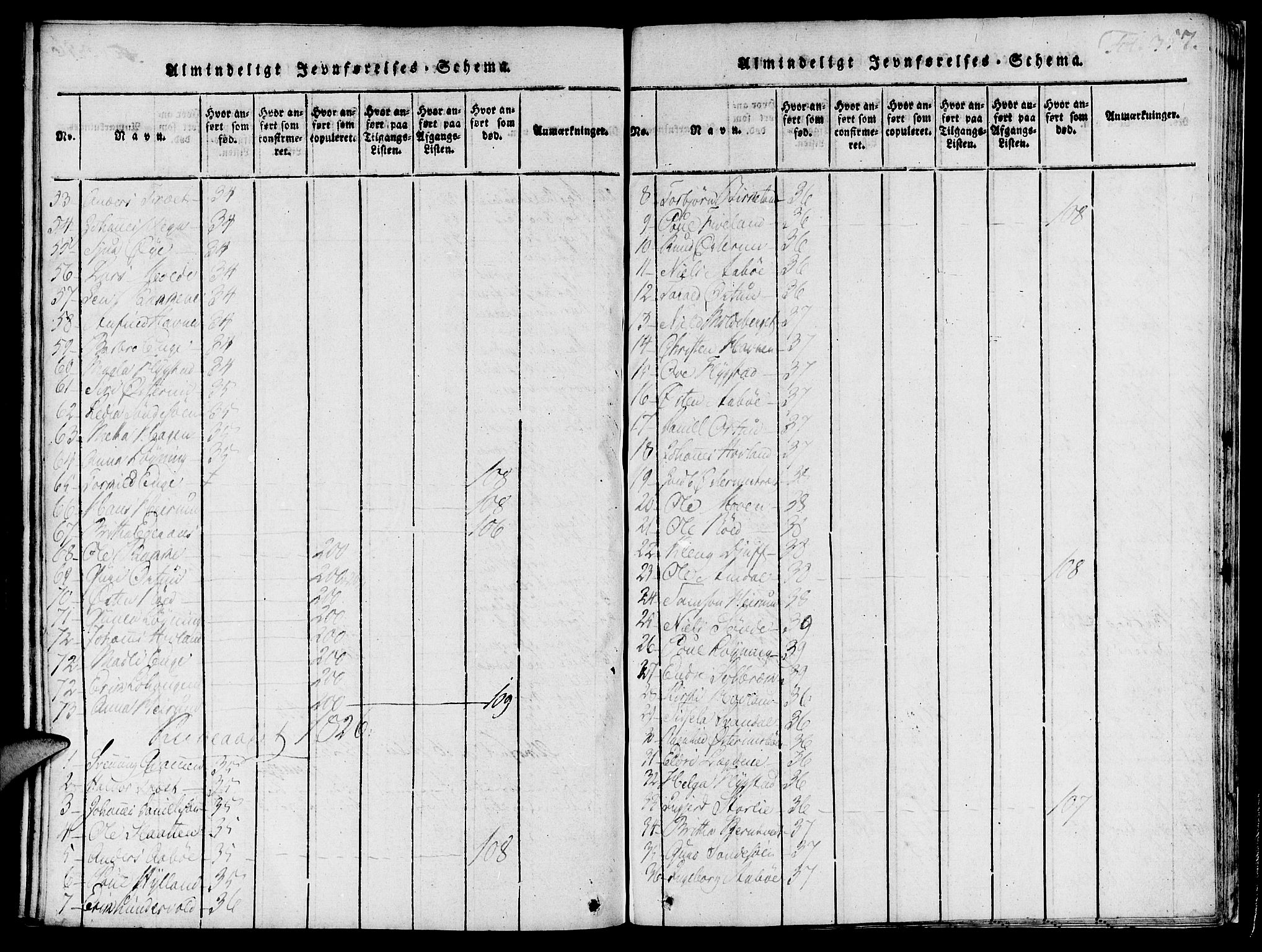 Suldal sokneprestkontor, SAST/A-101845/01/IV/L0007: Parish register (official) no. A 7, 1817-1838, p. 357