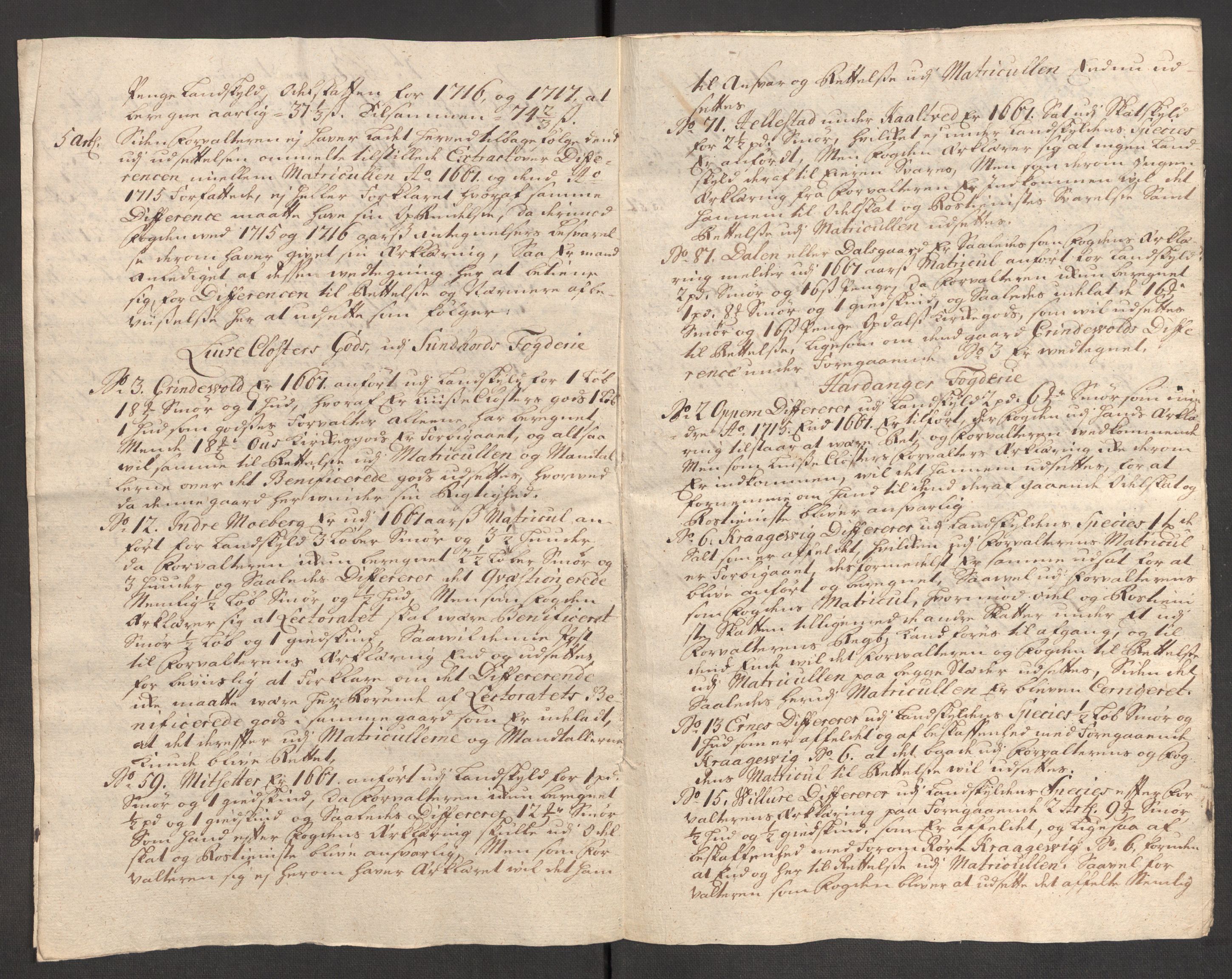 Rentekammeret inntil 1814, Reviderte regnskaper, Fogderegnskap, RA/EA-4092/R50/L3160: Fogderegnskap Lyse kloster, 1710-1719, p. 417