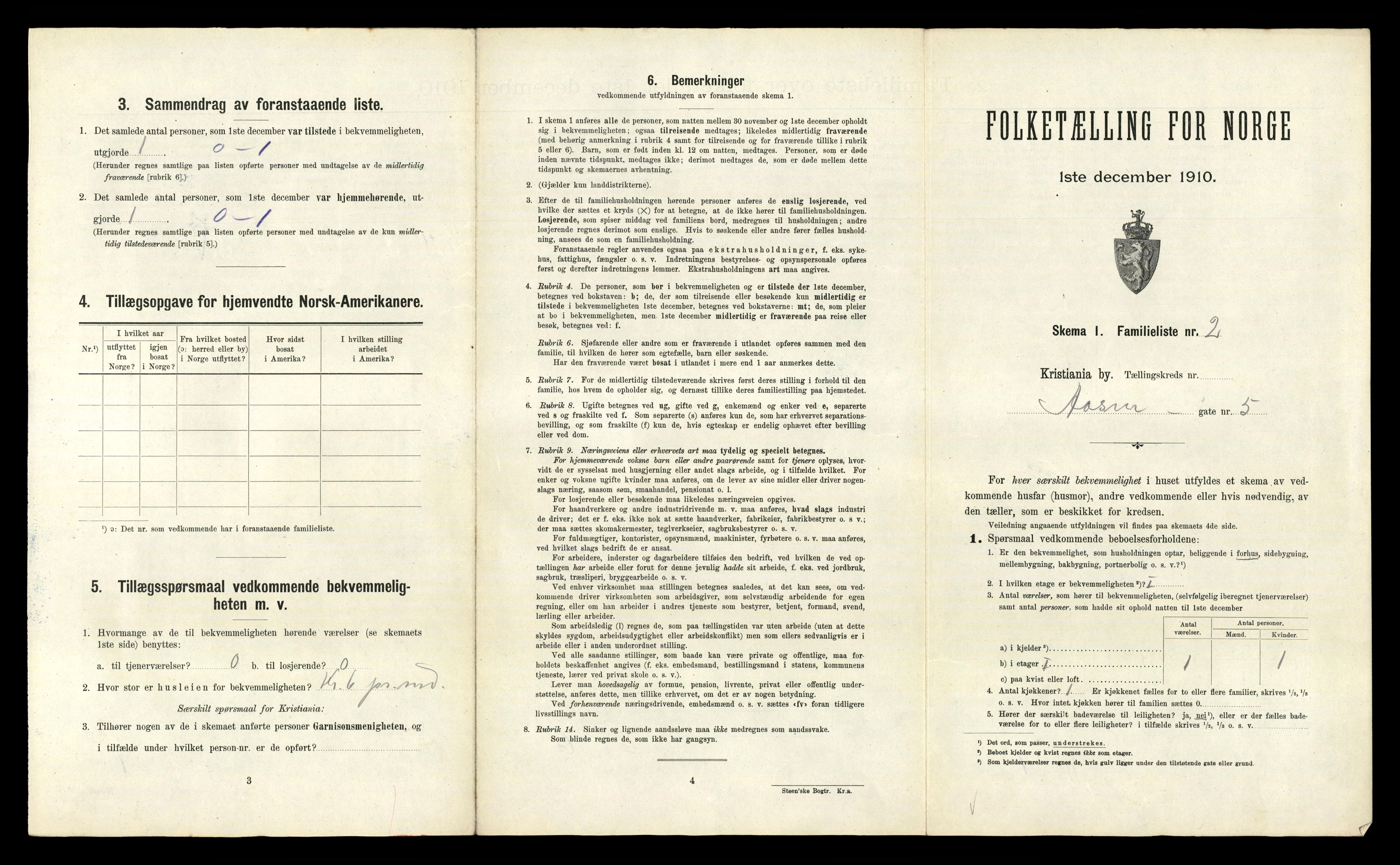 RA, 1910 census for Kristiania, 1910, p. 2023