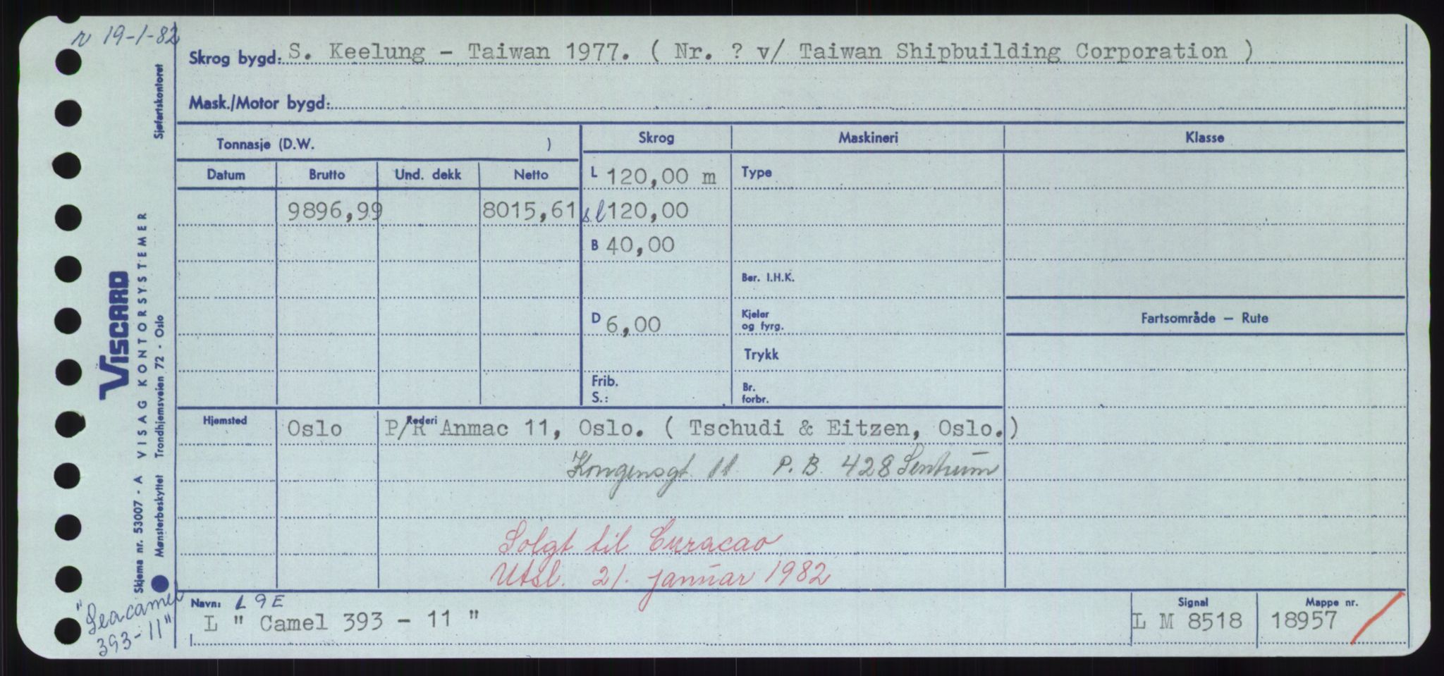 Sjøfartsdirektoratet med forløpere, Skipsmålingen, RA/S-1627/H/Hd/L0008: Fartøy, C-D, p. 11