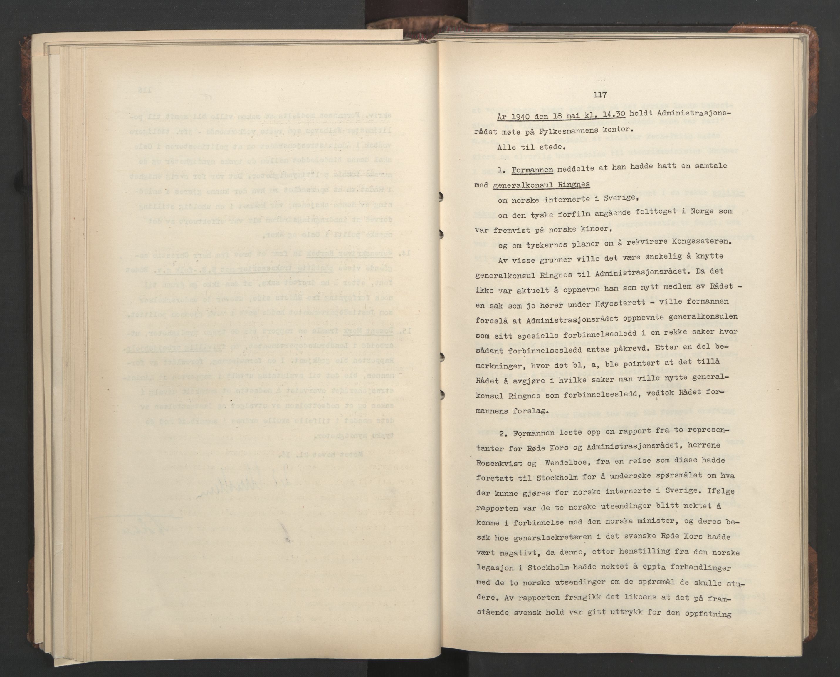 Administrasjonsrådet, AV/RA-S-1004/A/L0001: Møteprotokoll med tillegg 15/4-25/9, 1940, p. 117