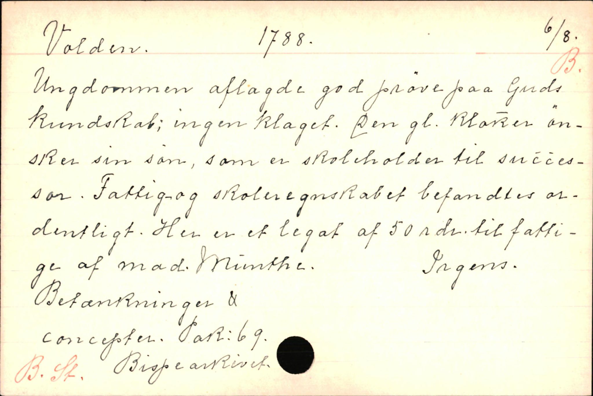 Haugen, Johannes - lærer, AV/SAB-SAB/PA-0036/01/L0001: Om klokkere og lærere, 1521-1904, p. 10696