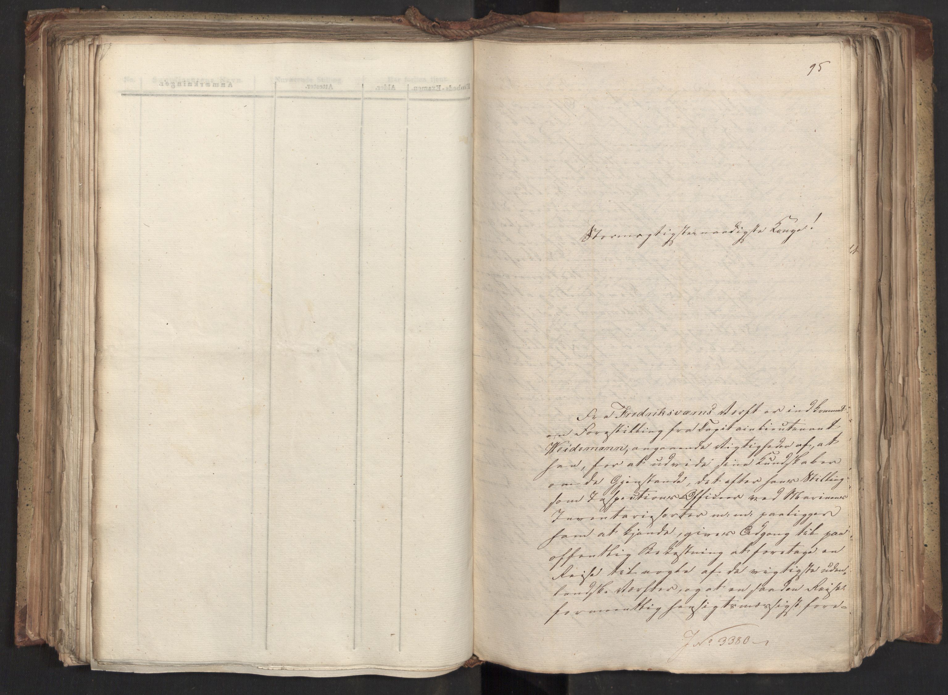 Statsrådsavdelingen i Stockholm, AV/RA-S-1003/D/Da/L0046: Regjeringsinnstillinger nr. 3308-3500, 1826, p. 207