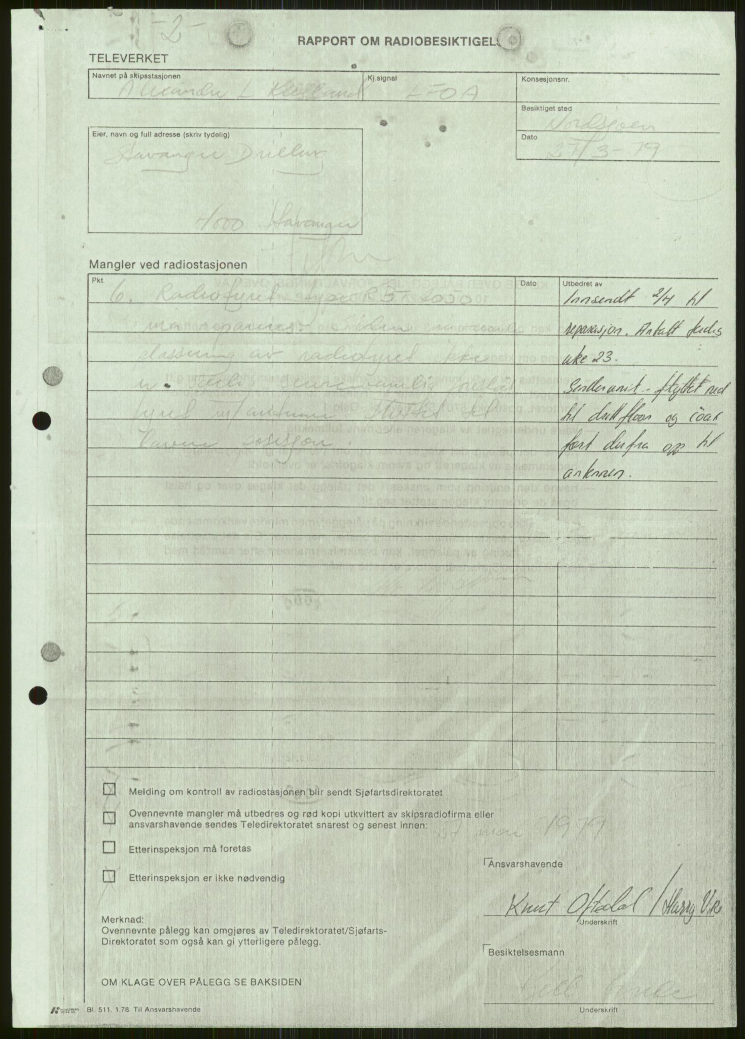 Justisdepartementet, Granskningskommisjonen ved Alexander Kielland-ulykken 27.3.1980, RA/S-1165/D/L0006: A Alexander L. Kielland (Doku.liste + A3-A6, A11-A13, A18-A20-A21, A23, A31 av 31)/Dykkerjournaler, 1980-1981, p. 66