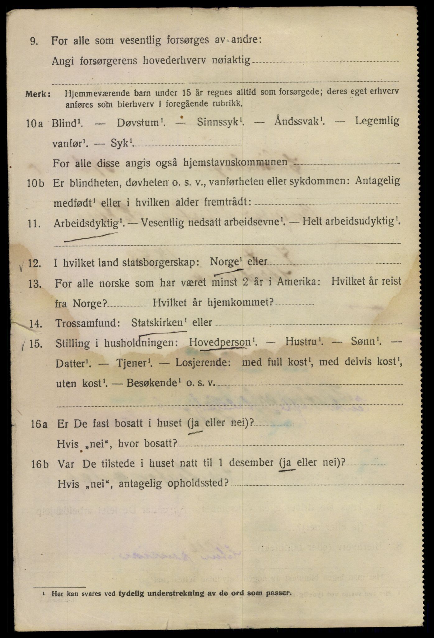 SAO, 1920 census for Kristiania, 1920, p. 215038