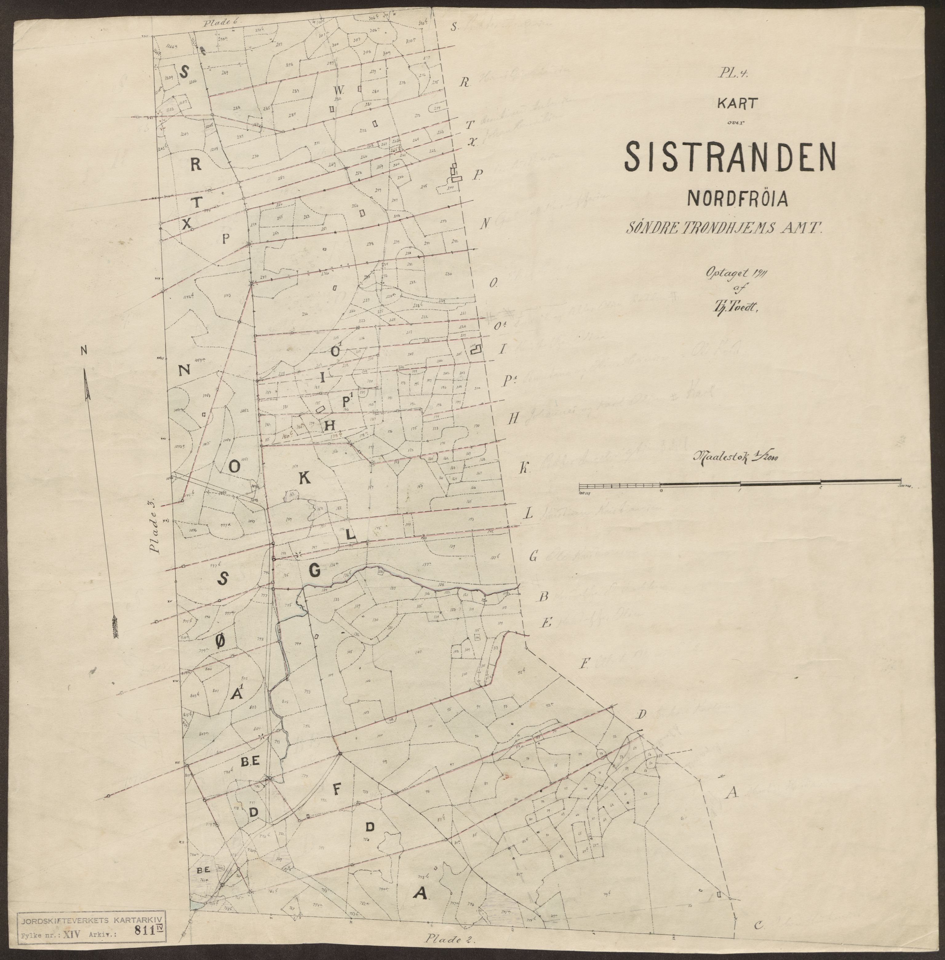 Jordskifteverkets kartarkiv, RA/S-3929/T, 1859-1988, p. 1243