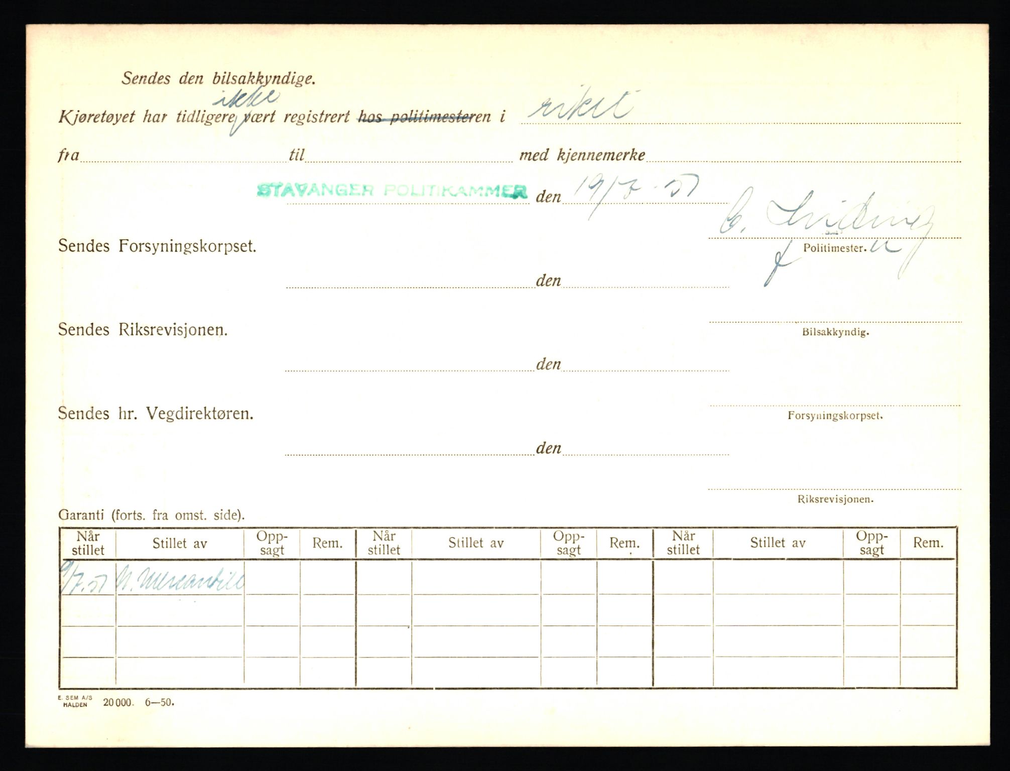Stavanger trafikkstasjon, AV/SAST-A-101942/0/F/L0011: L-3700 - L-4199, 1930-1971, p. 194