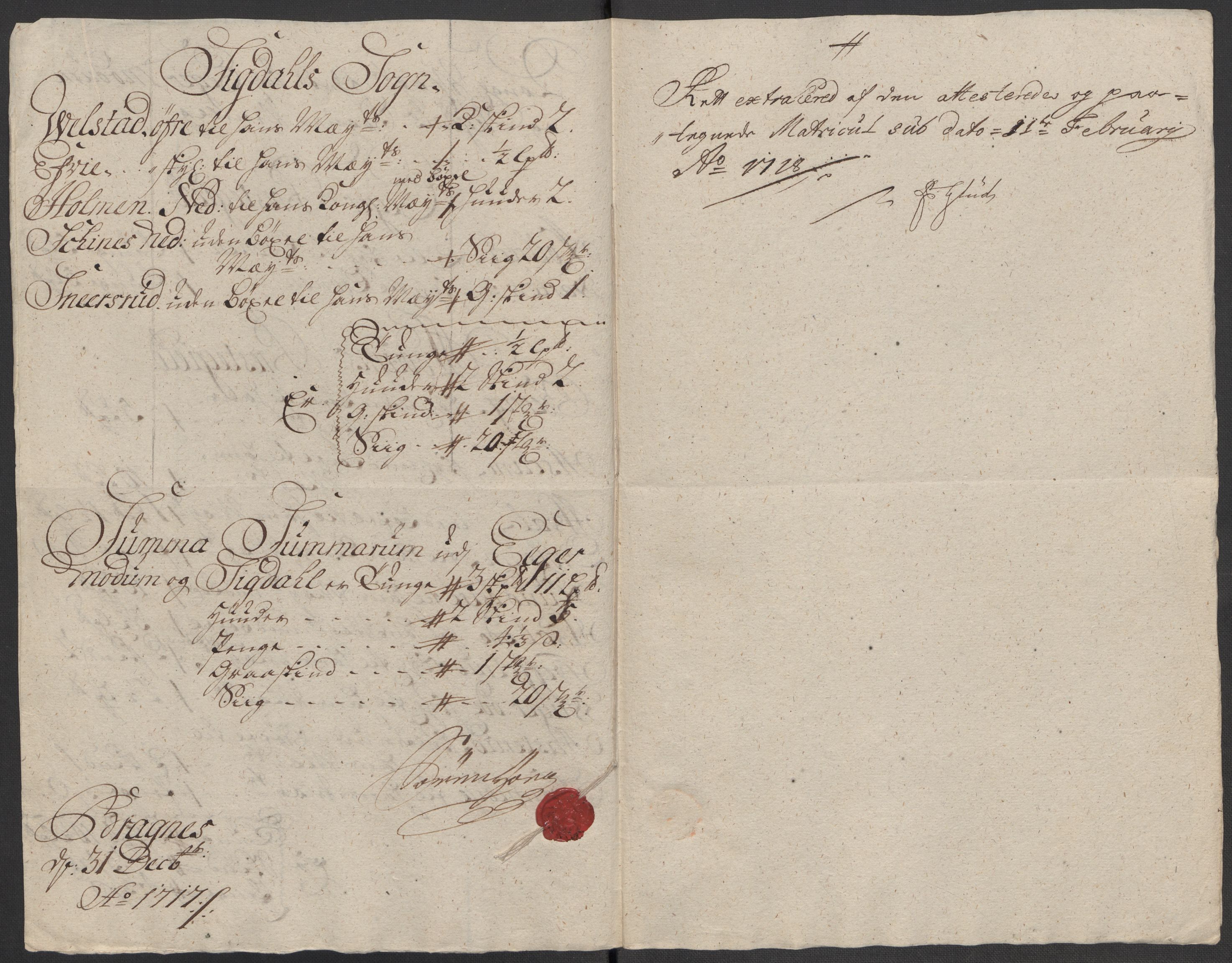 Rentekammeret inntil 1814, Reviderte regnskaper, Fogderegnskap, AV/RA-EA-4092/R31/L1711: Fogderegnskap Hurum, Røyken, Eiker, Lier og Buskerud, 1717, p. 235