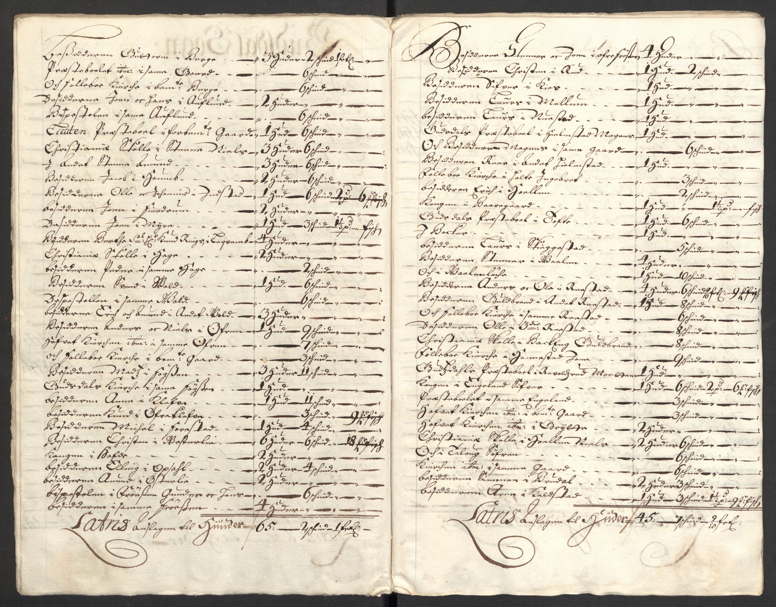 Rentekammeret inntil 1814, Reviderte regnskaper, Fogderegnskap, AV/RA-EA-4092/R17/L1170: Fogderegnskap Gudbrandsdal, 1696-1697, p. 101