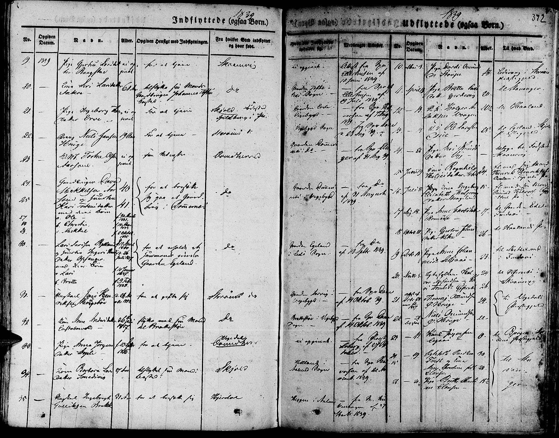 Fjelberg sokneprestembete, AV/SAB-A-75201/H/Haa: Parish register (official) no. A 6, 1835-1851, p. 372