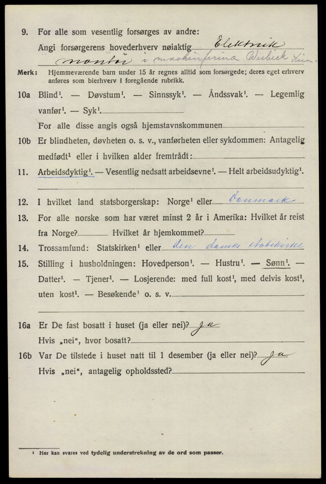 SAO, 1920 census for Kråkstad, 1920, p. 4596