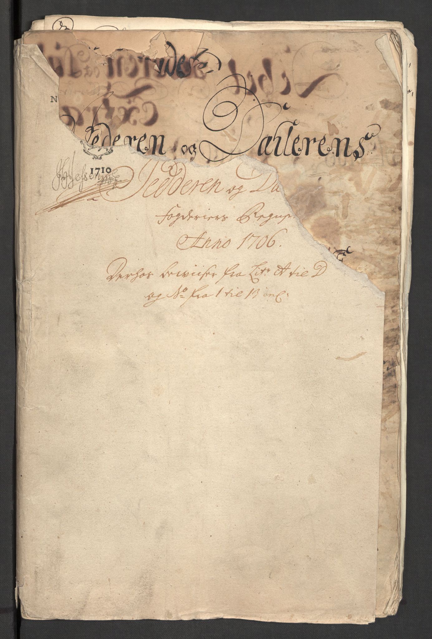 Rentekammeret inntil 1814, Reviderte regnskaper, Fogderegnskap, RA/EA-4092/R46/L2733: Fogderegnskap Jæren og Dalane, 1705-1708, p. 127