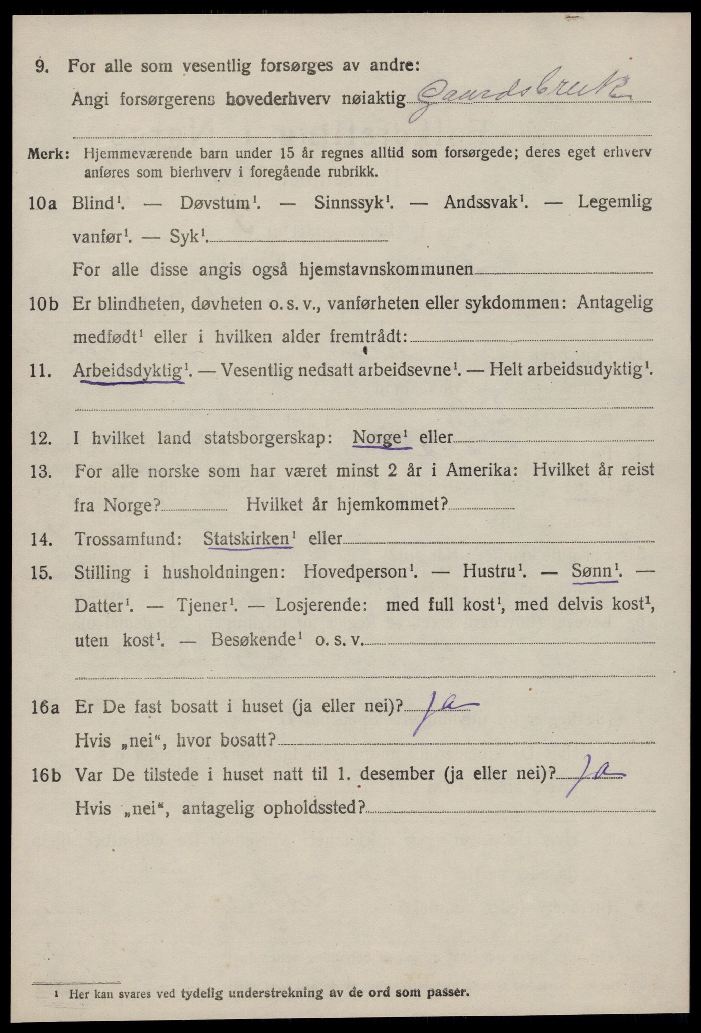 SAT, 1920 census for Fræna, 1920, p. 3548