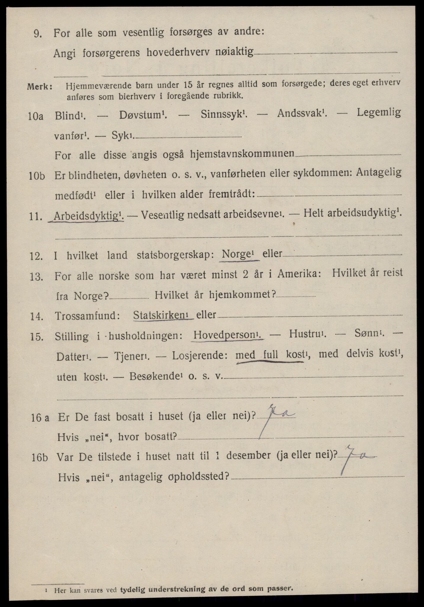 SAT, 1920 census for Hjørundfjord, 1920, p. 1618