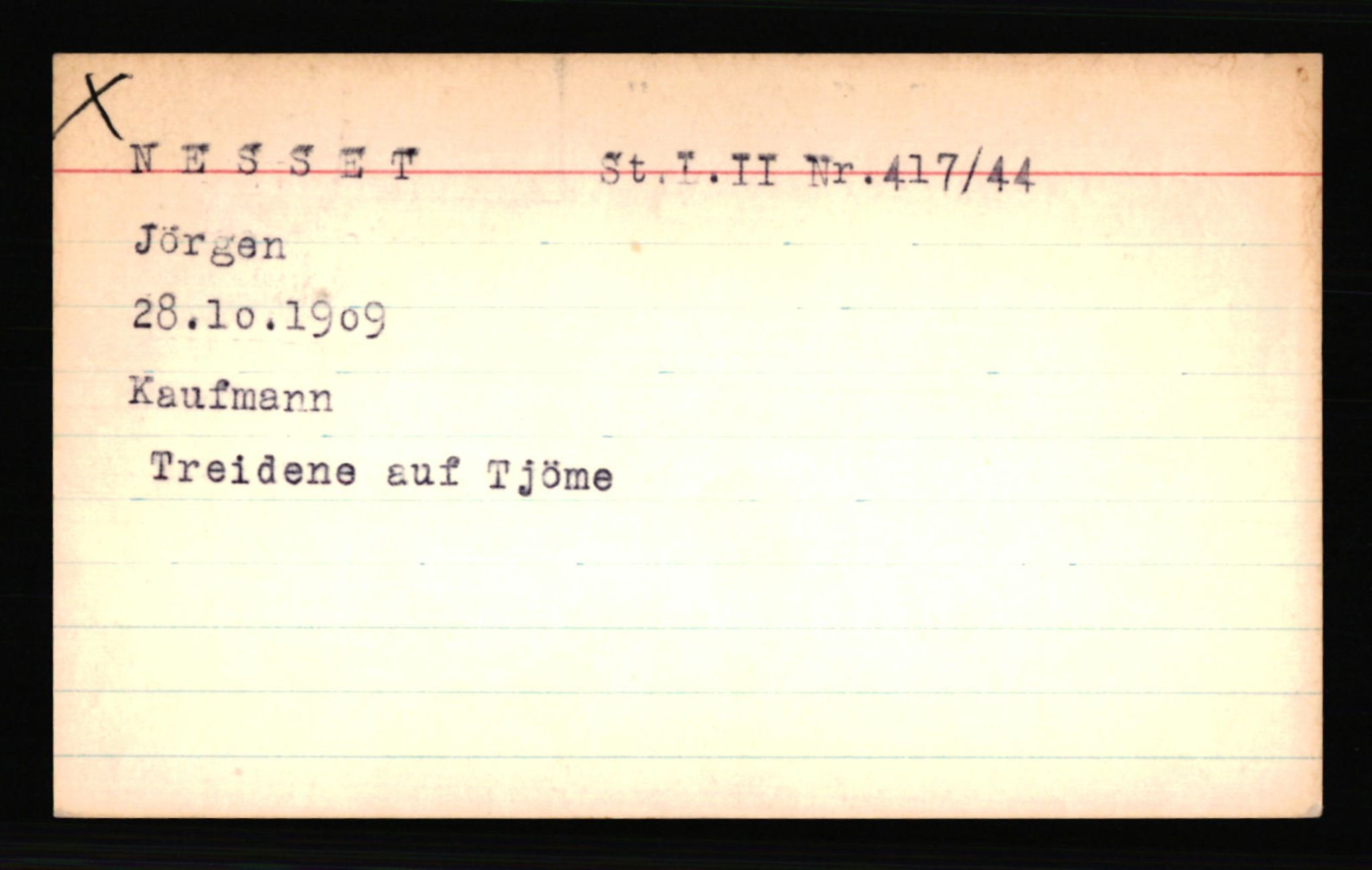 SS- und Polizeigericht Nord (IX), AV/RA-RAFA-3182/0001/C/Ca/L0005: kartotekkort for personer alfabetisk på etternavn: M-P, 1940-1945, p. 300