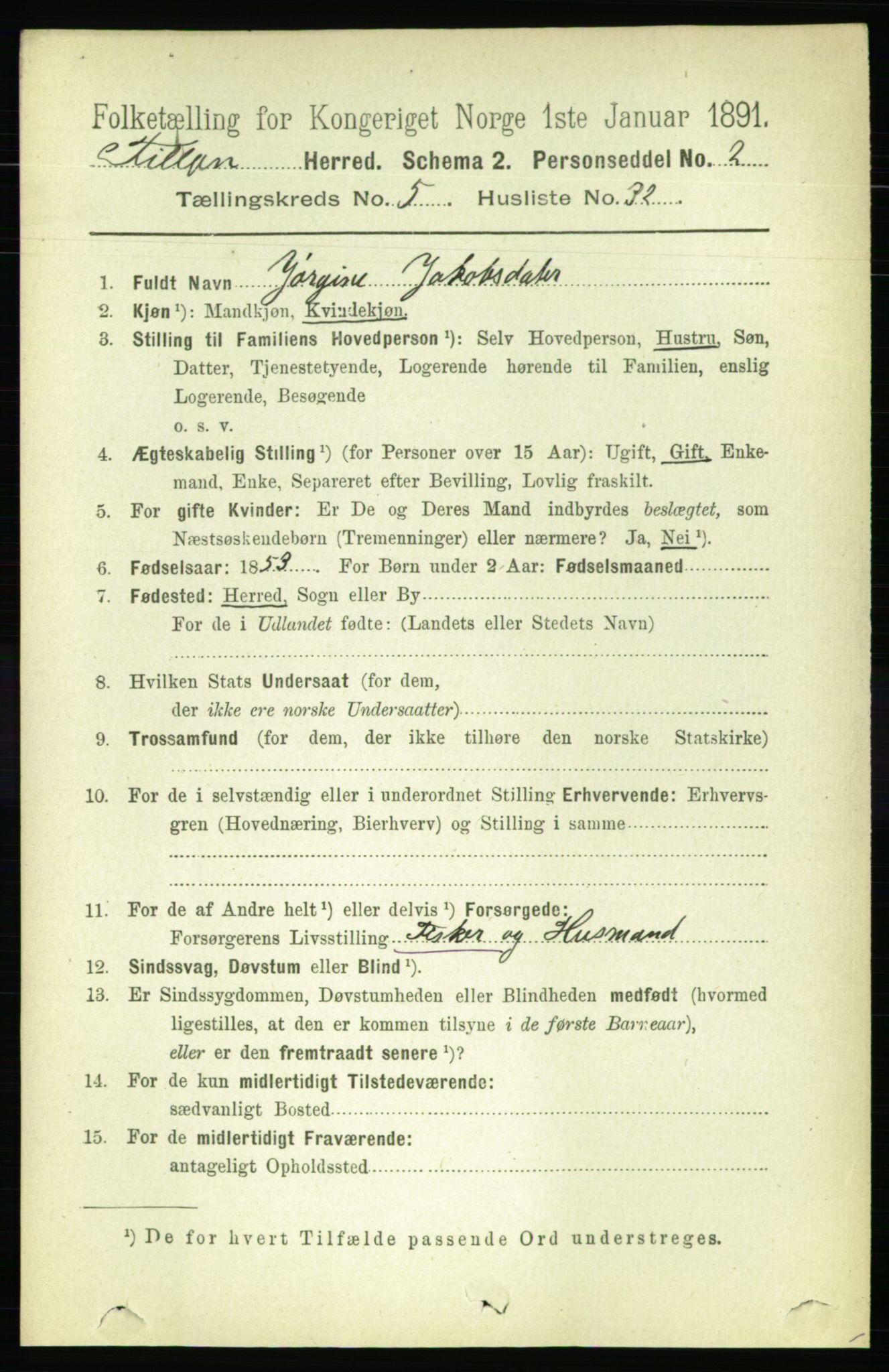 RA, 1891 census for 1616 Fillan, 1891, p. 1211